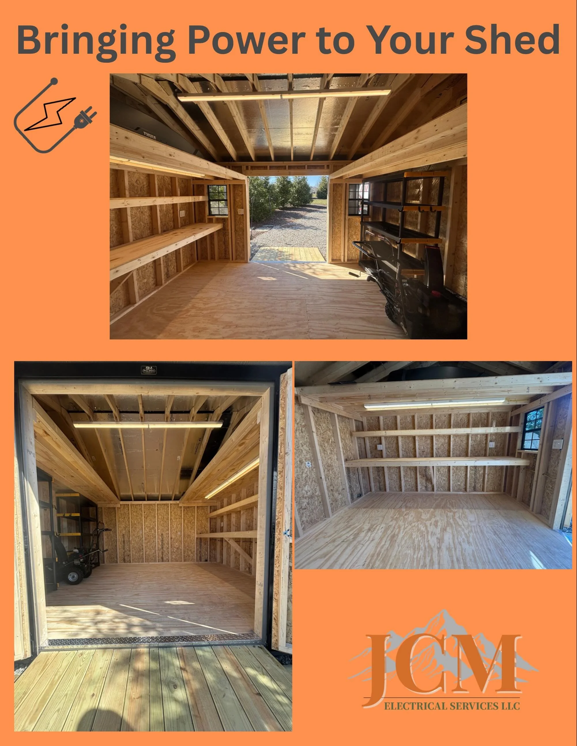 Summer is practically here! ☀️⚡

Who says sheds are only for storage?

This shed was wired and powered to create a functional space with lighting and electrical access throughout. Whether you&rsquo;re creating a workshop, hobby space, storage area, o