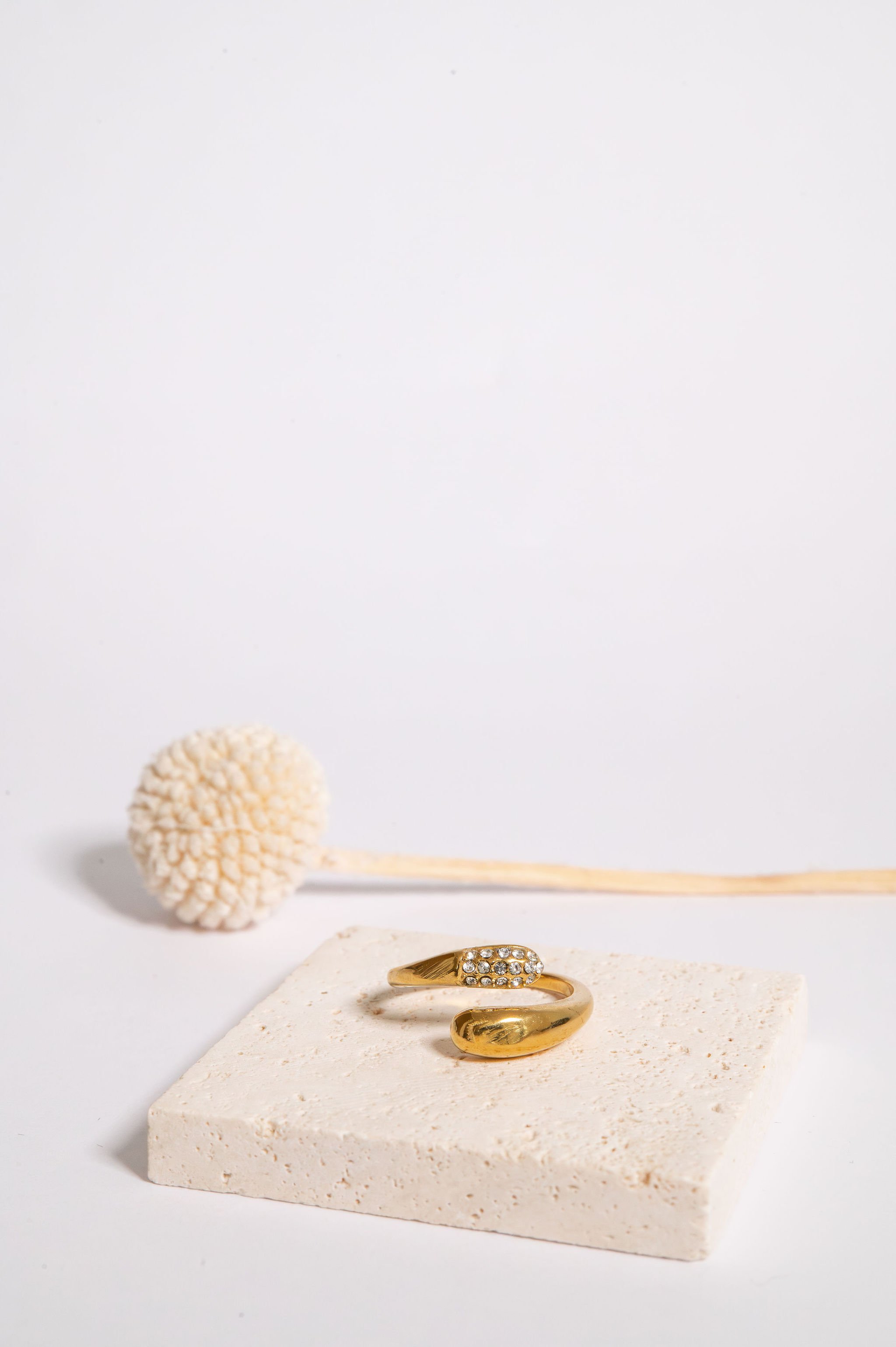 Gold Adjustable Twist Ring