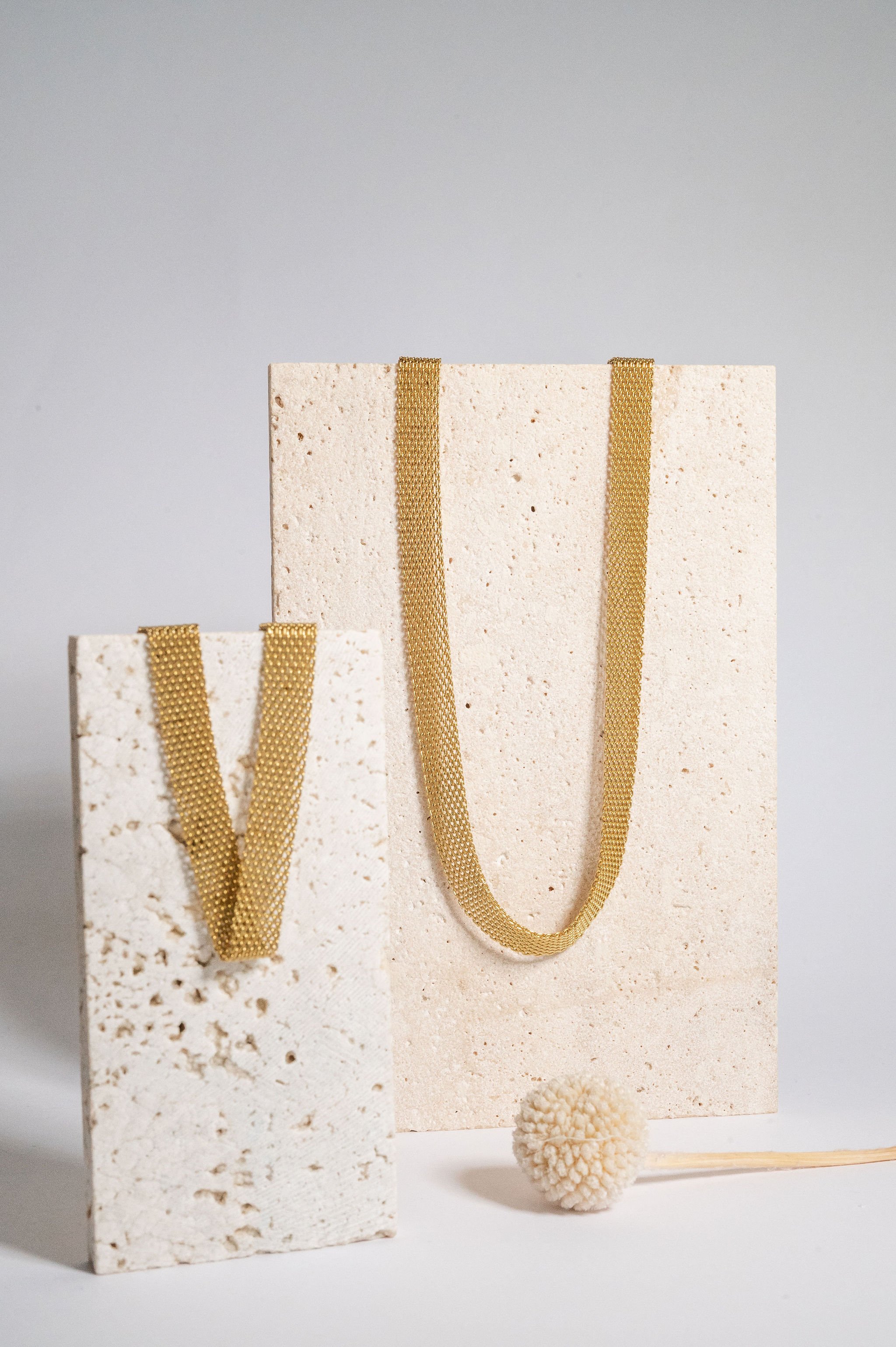 Geometric Weave Necklace and Bracelet Set