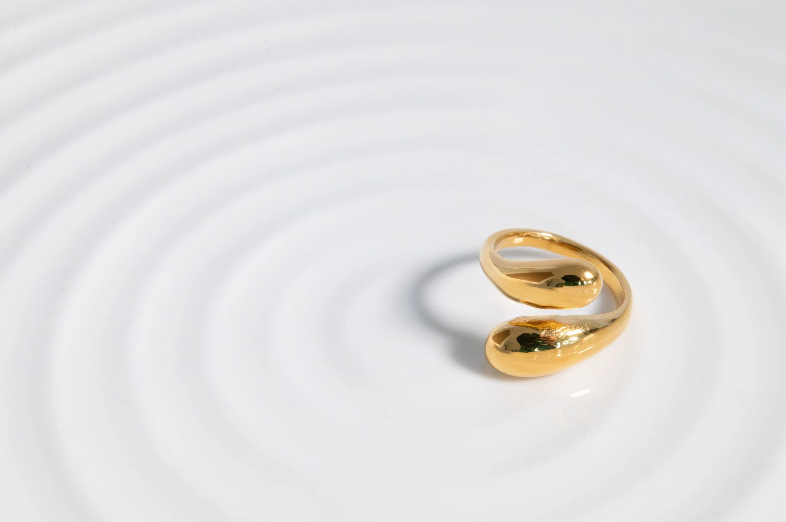 Gold Adjustable Snake Ring