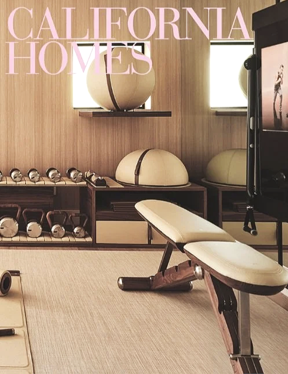 California Homes Magazine - June 2023

Our Project is featured. An artful and luxury home gym for a new family that prioritizes health and wellness.