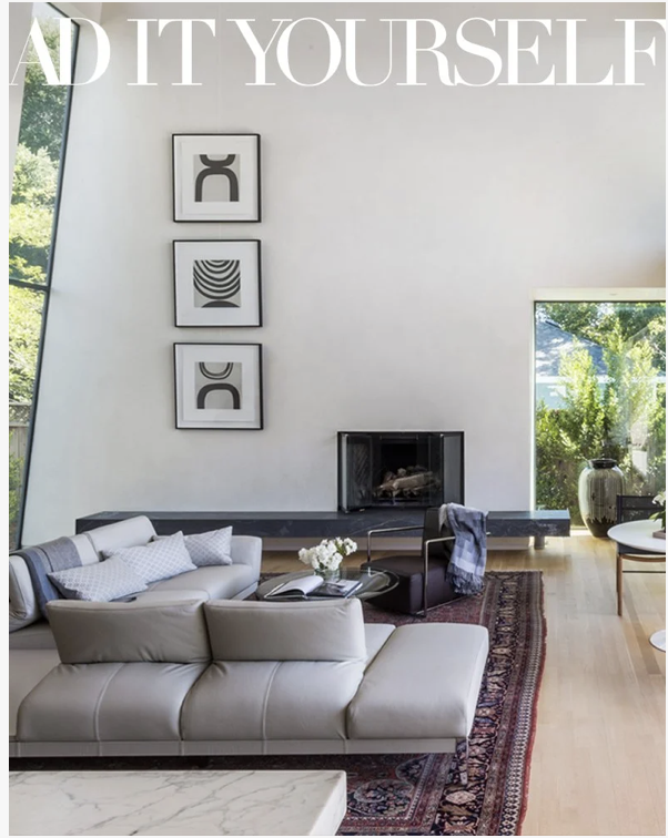 Architectural Digest - December 2022

Fireplace chic. Our Interior Design project in Sonoma County is highlighted in renowned AD