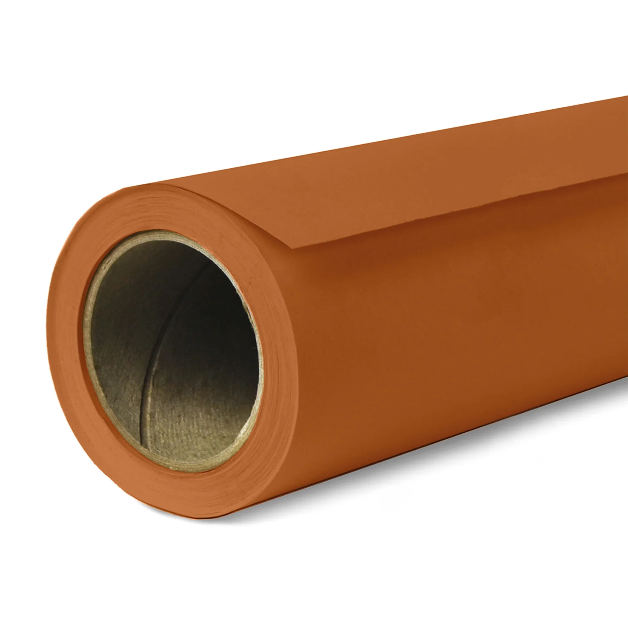 A roll of orange fire-resistant safety fabric or tape.