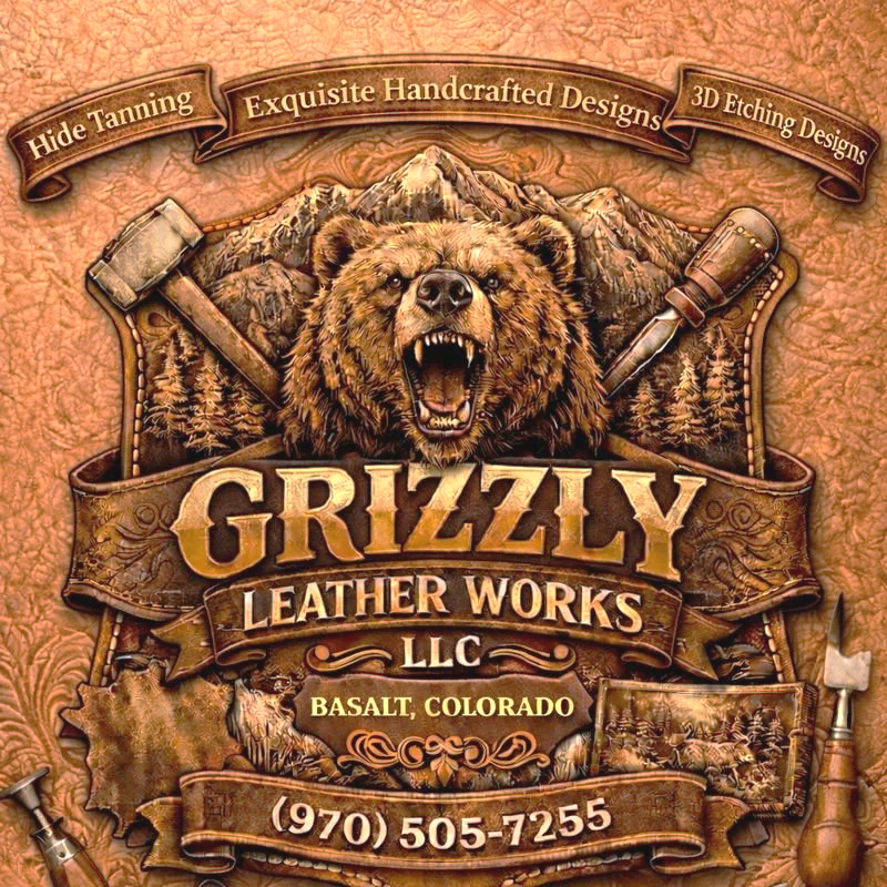 Leather crafts, Basalt, Colorado, 3D Etching, Tanning