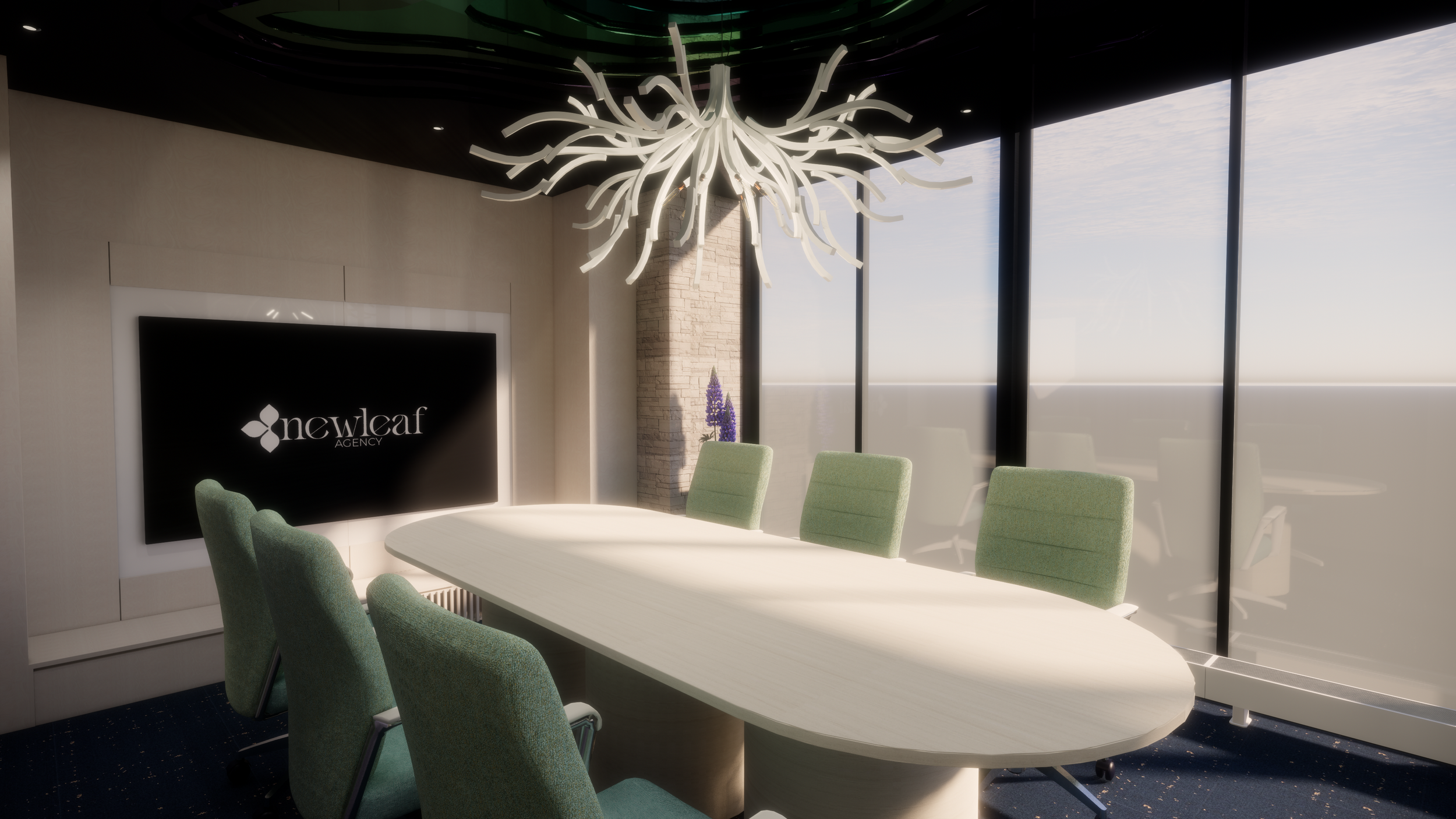 Winter Boardroom Render