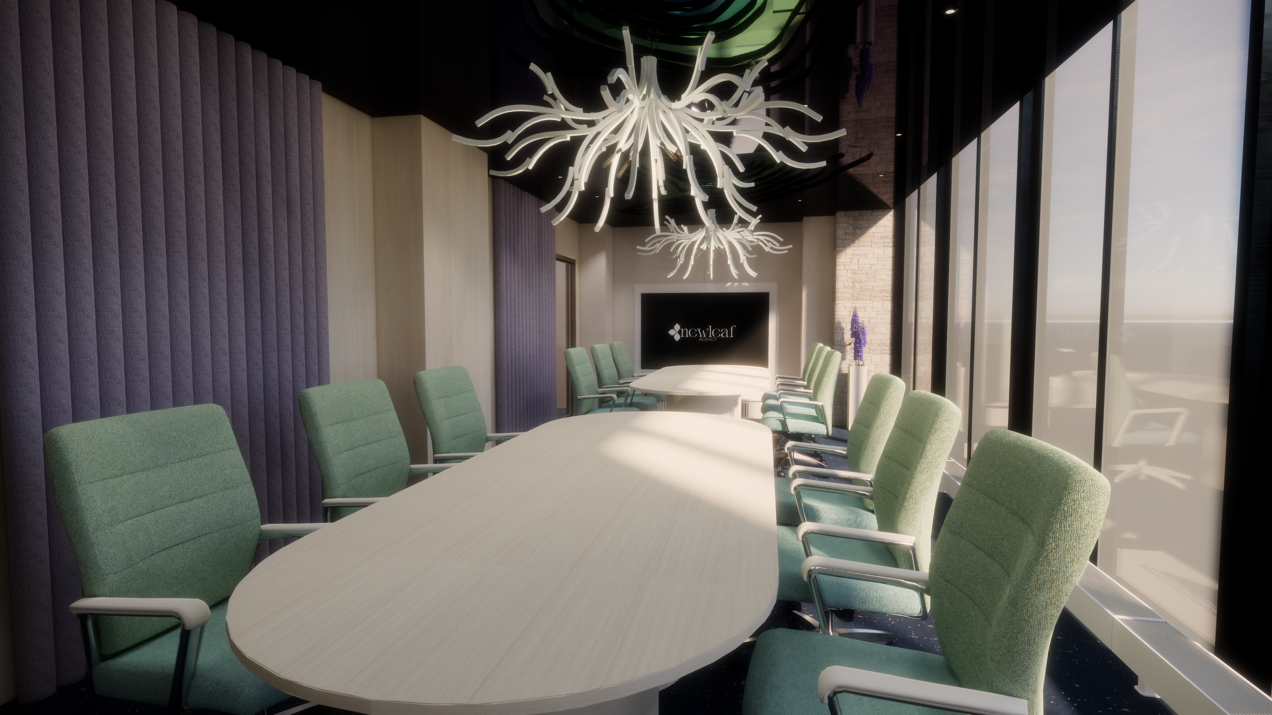 Winter Boardroom Render