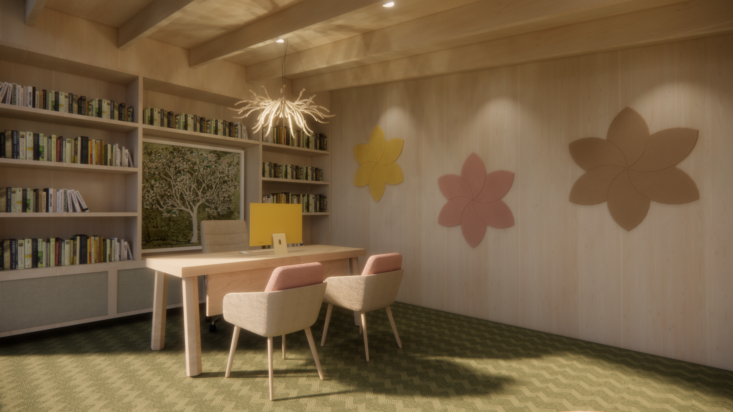 Spring Office Render