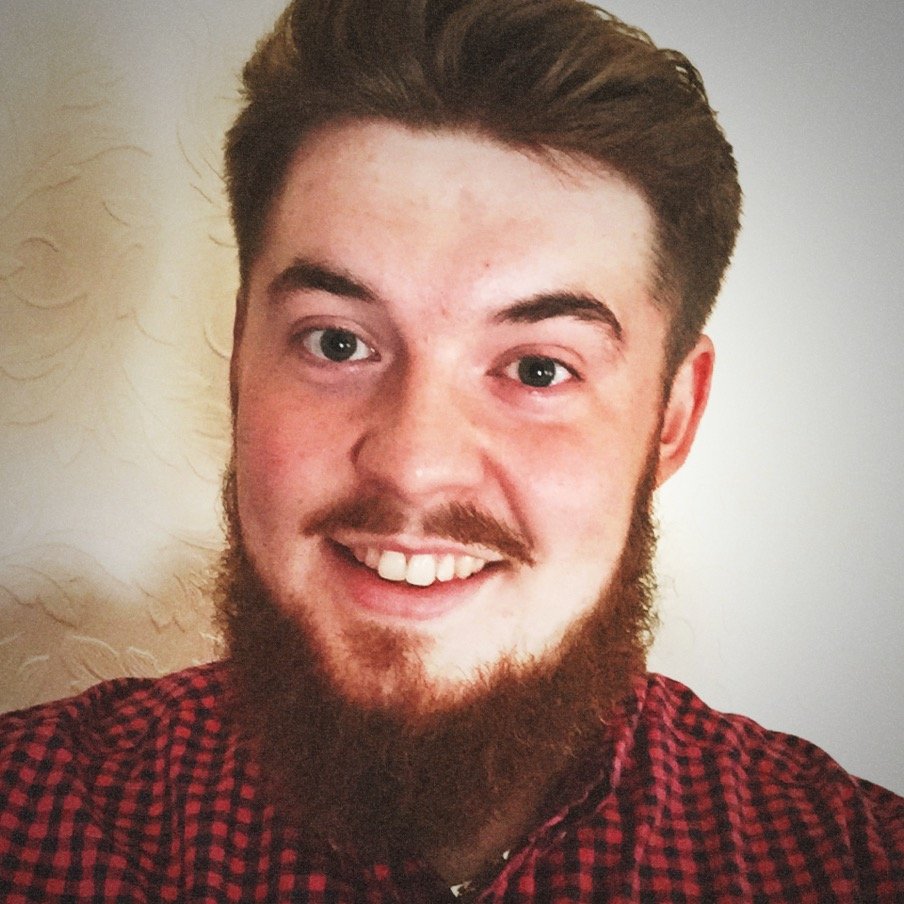 Portrait of the wedding filmmaker behind Swansong Productions, photographed in a relaxed, approachable style.