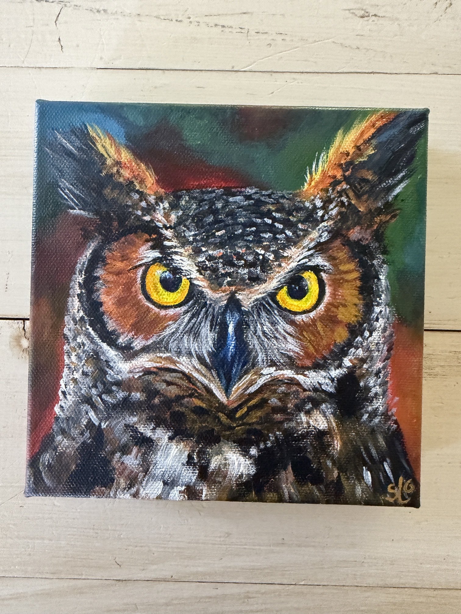 Great Horned Gaze