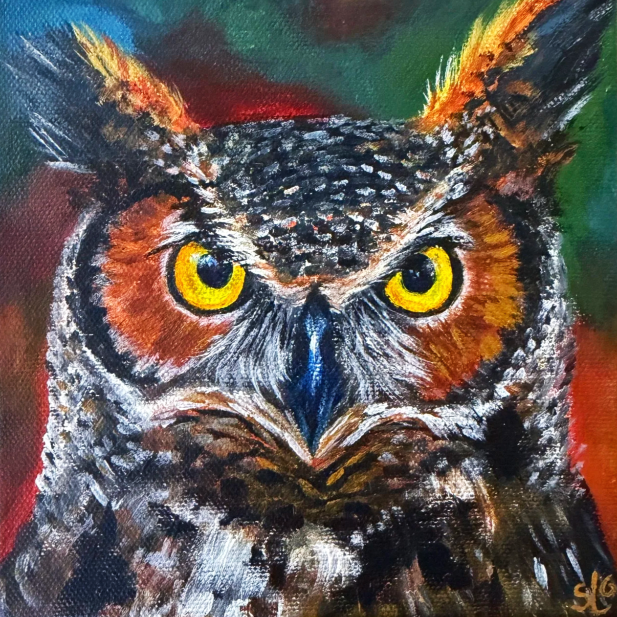 Great Horned Gaze | Fine Art Print