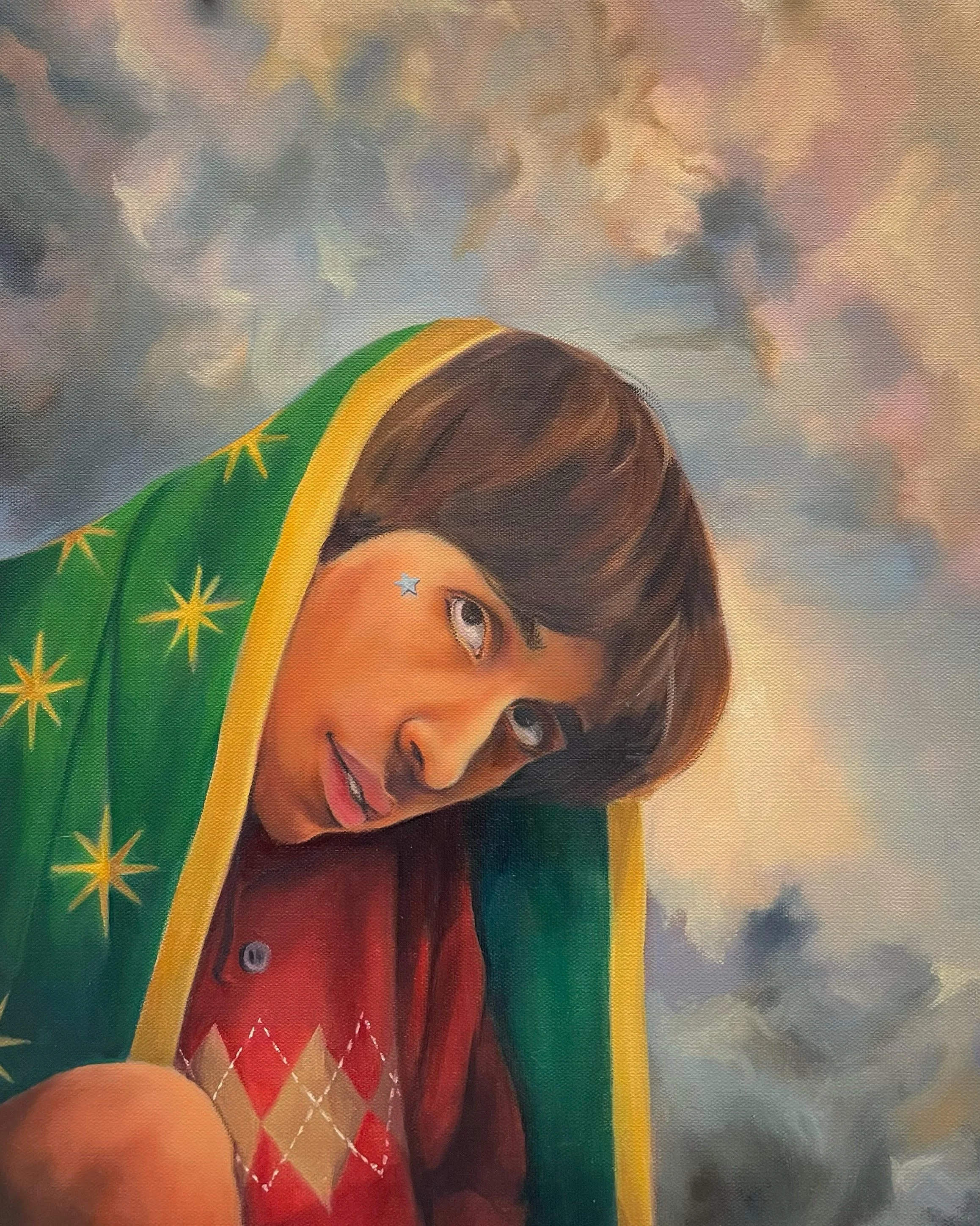 sinners, martyrs, and all the ones who came before me, oil on canvas, 2023