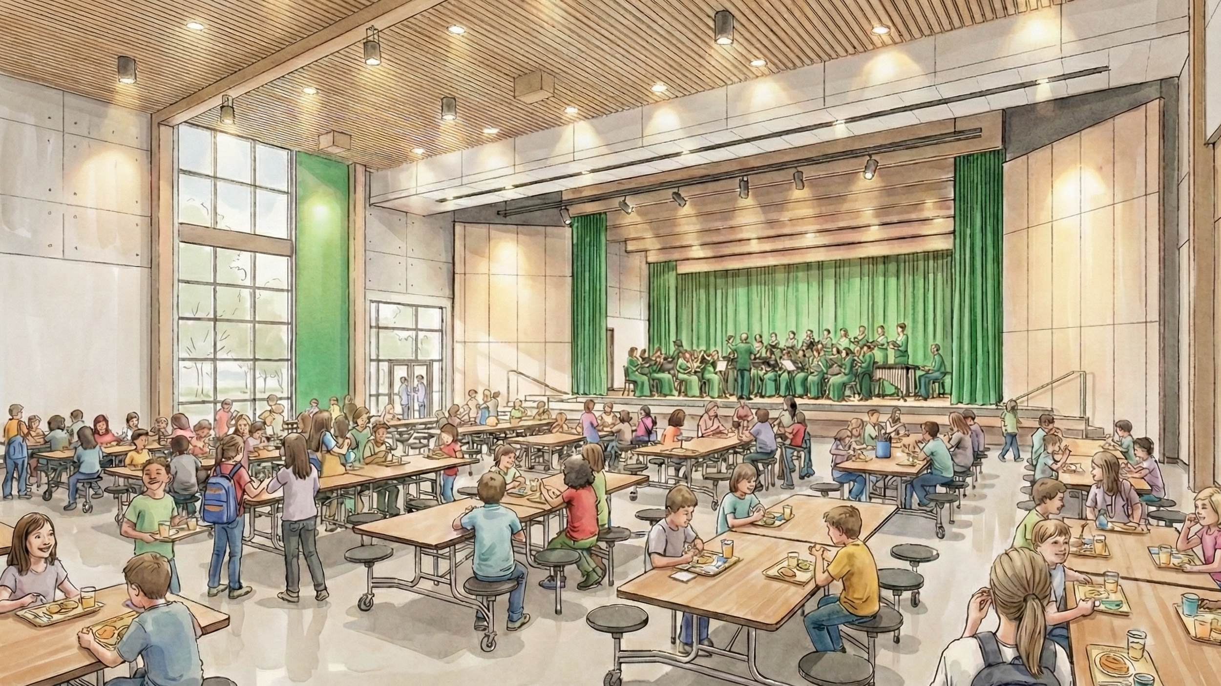 Burnet CISD - RJ Richery ES_Cafe 3.png