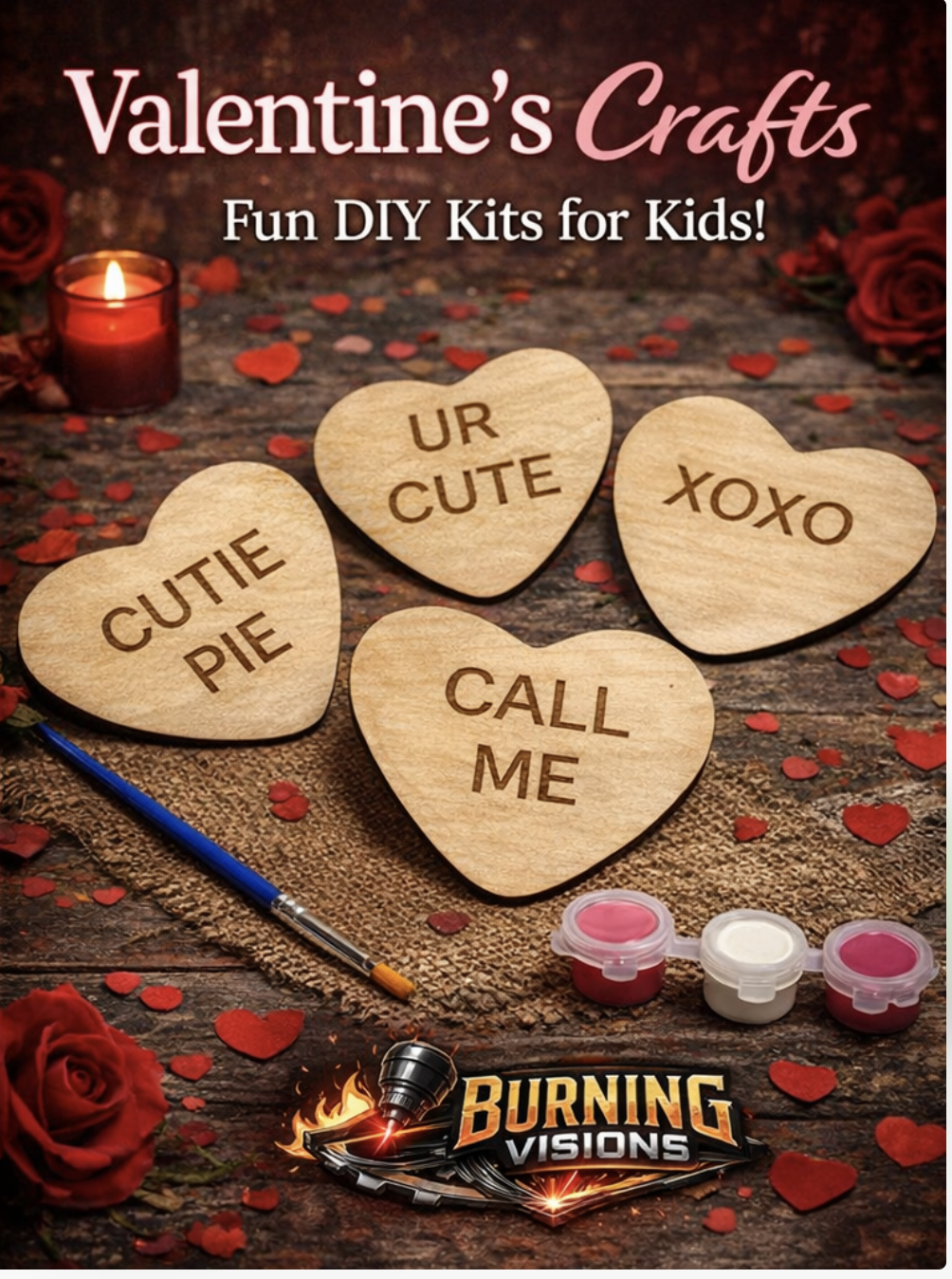 Conversation Heart Valentine Crafts