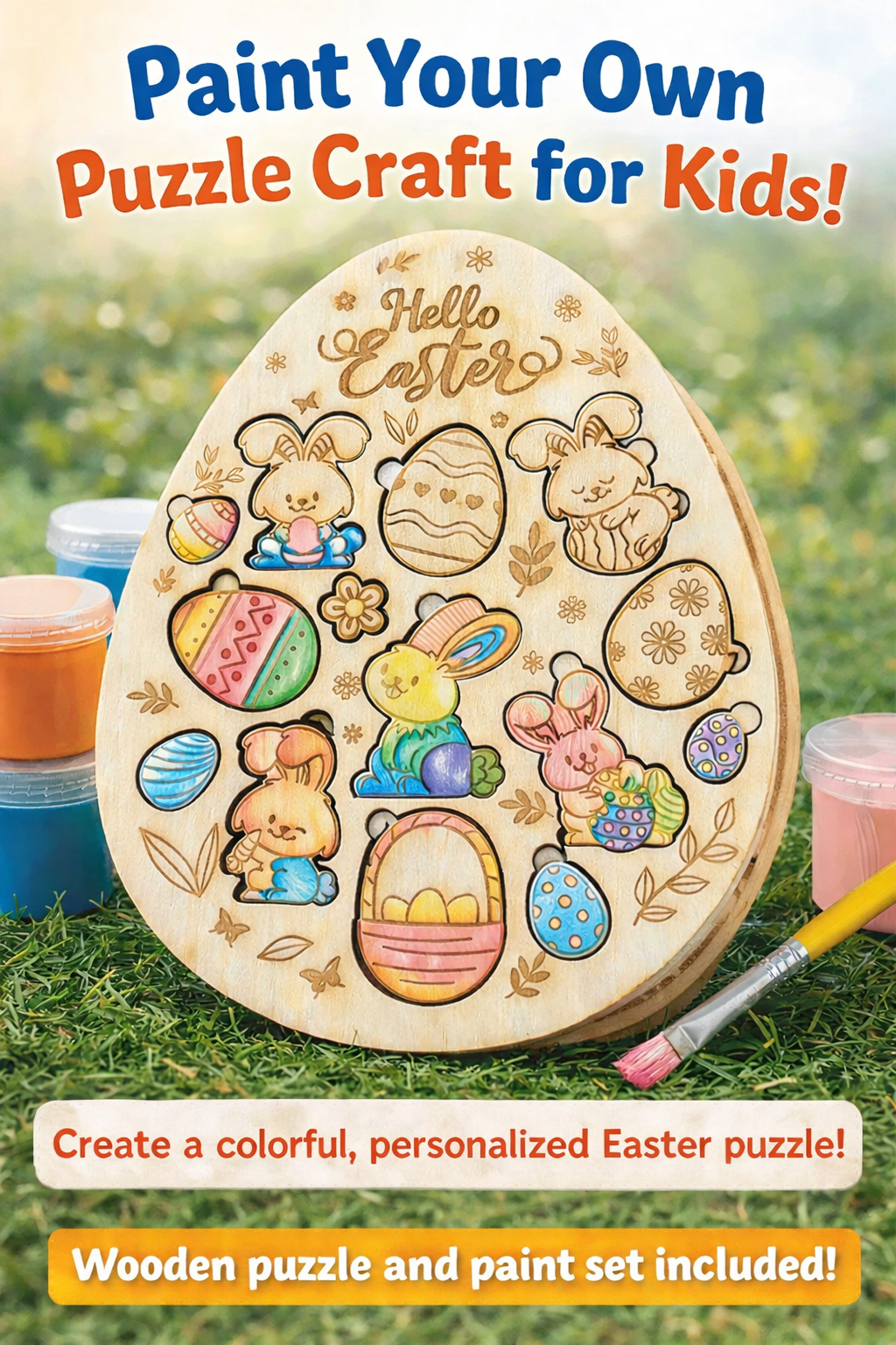 Easter Puzzle- Paint your Own