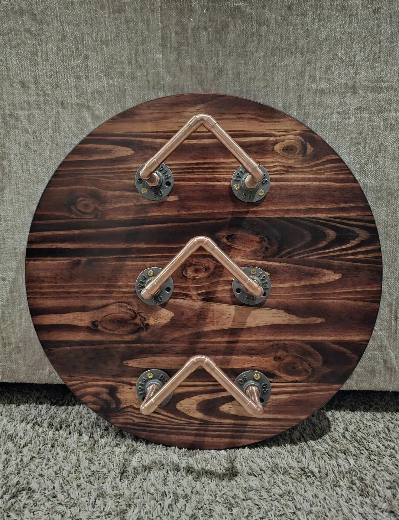 Rustic Industrial Wine Rack