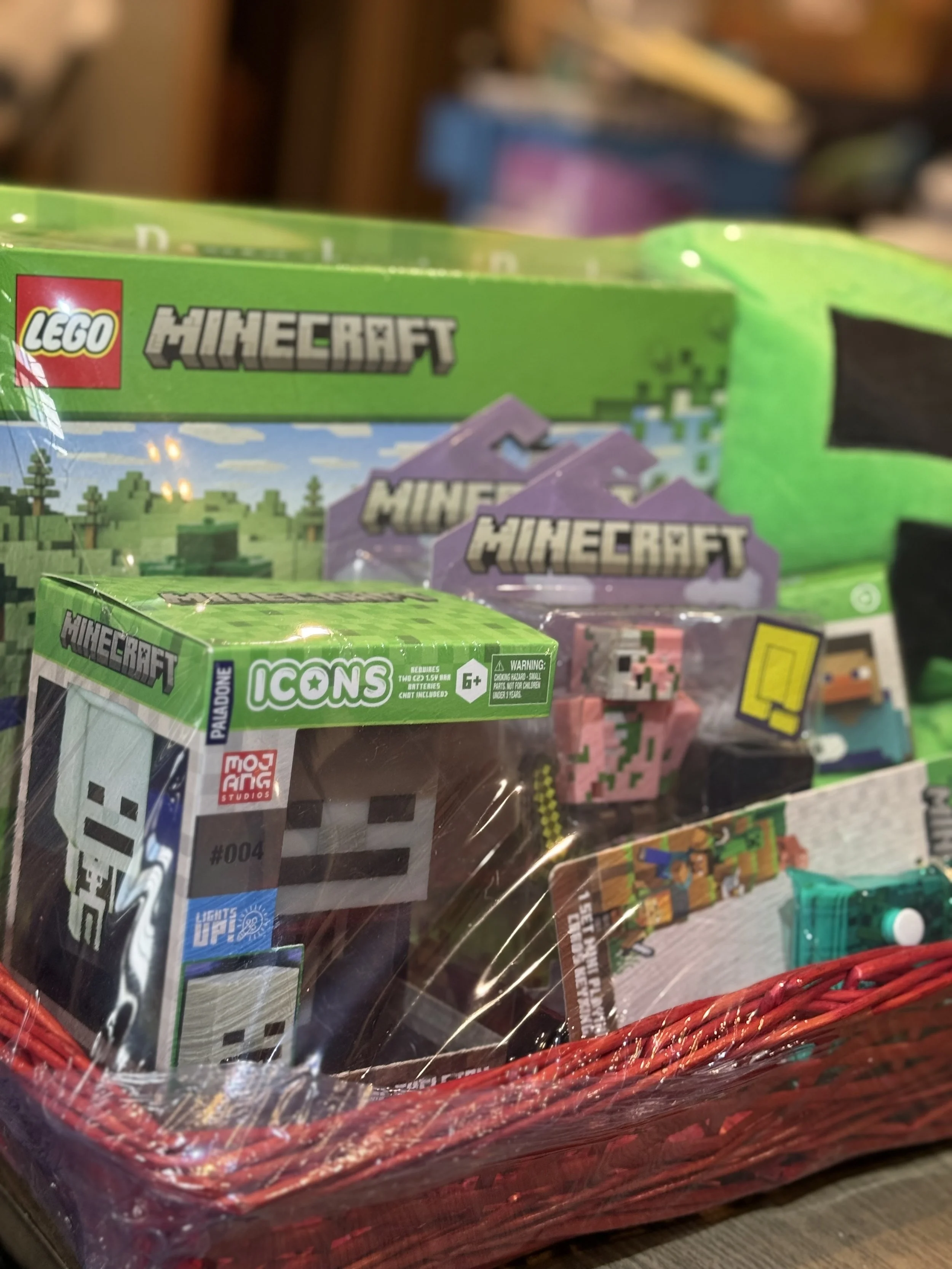 Ultimate Minecraft LEGO and Collectibles Gift Basket