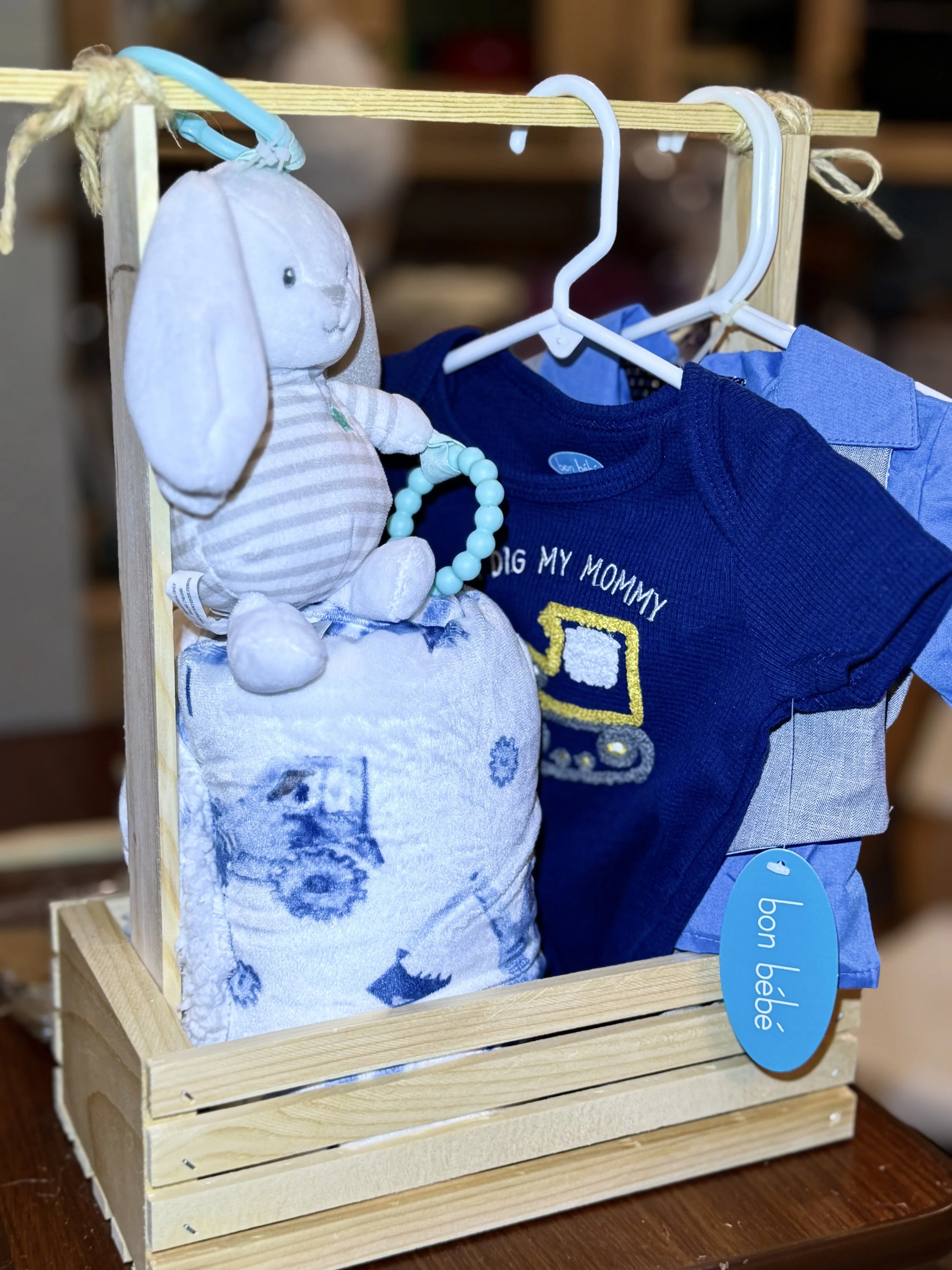 Baby Boy's First Gift Basket