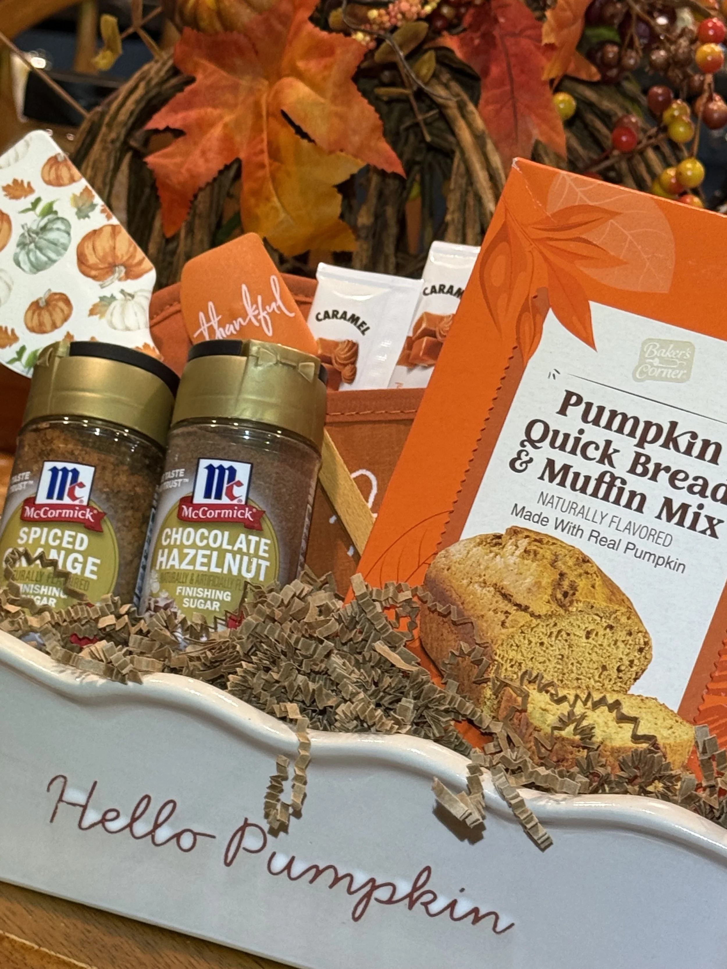 Pumpkin Loaf Bliss Gift Basket