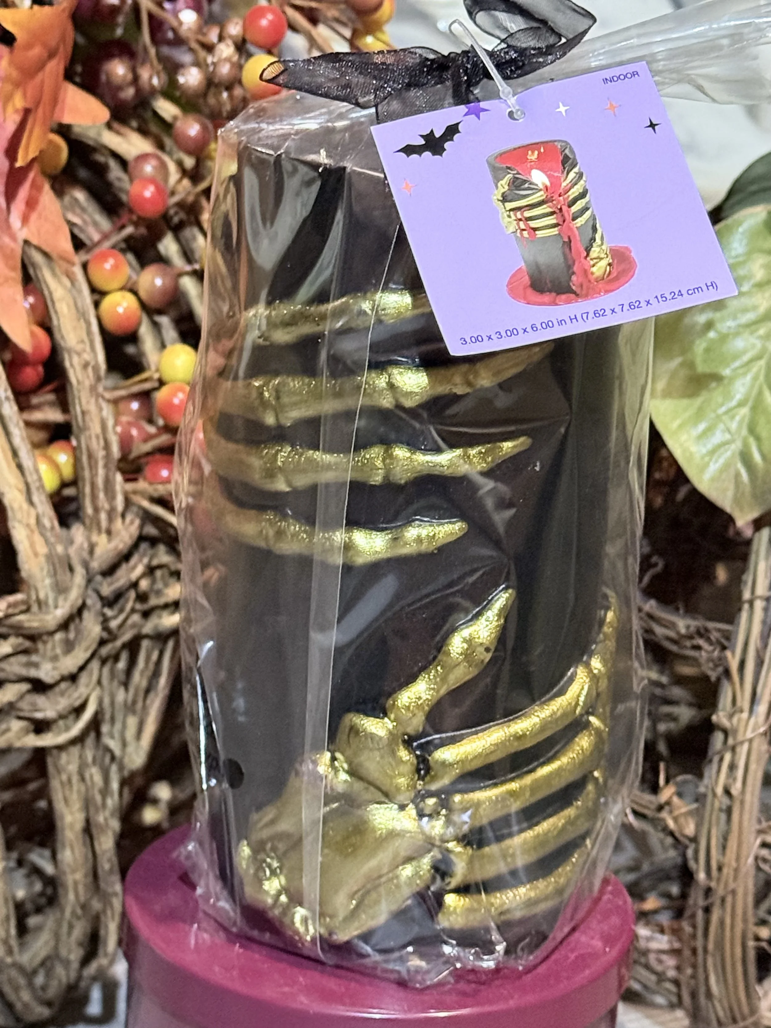 Skeleton Hand Bleeding Candle