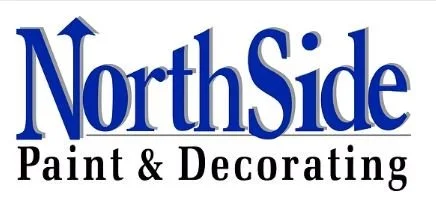 NorthSide Paint & Decorating logo with blue and black text.