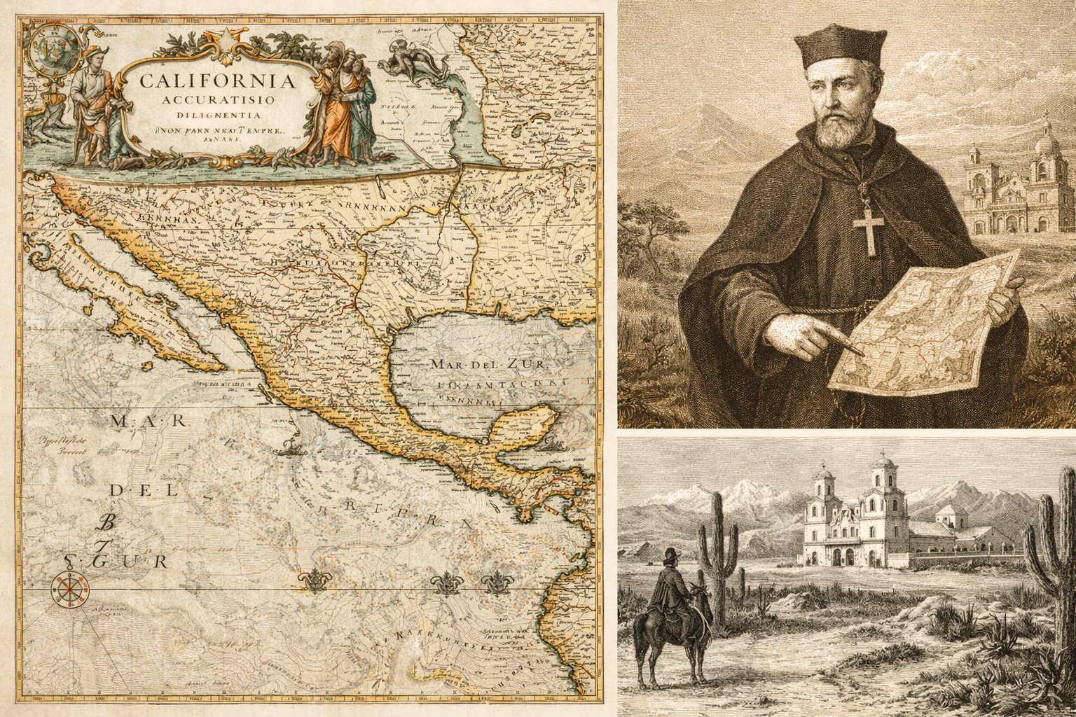 How Printmaking Shaped Cartography — and How Father Kino Proved California Was Not an Island