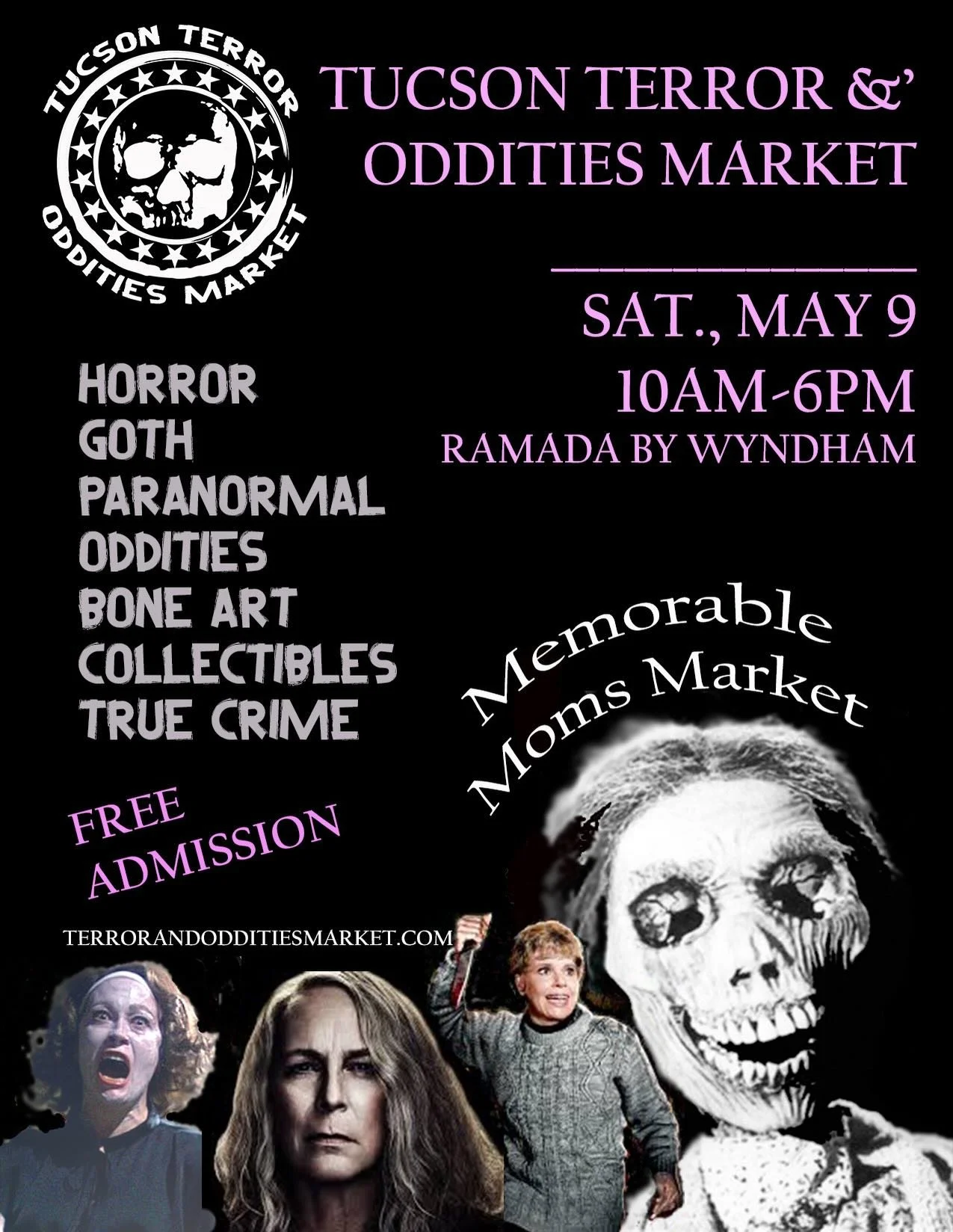 Come to the  @tucsonterrorandodditiesmarket tomorrow! We will be there with antique books and other goods!
