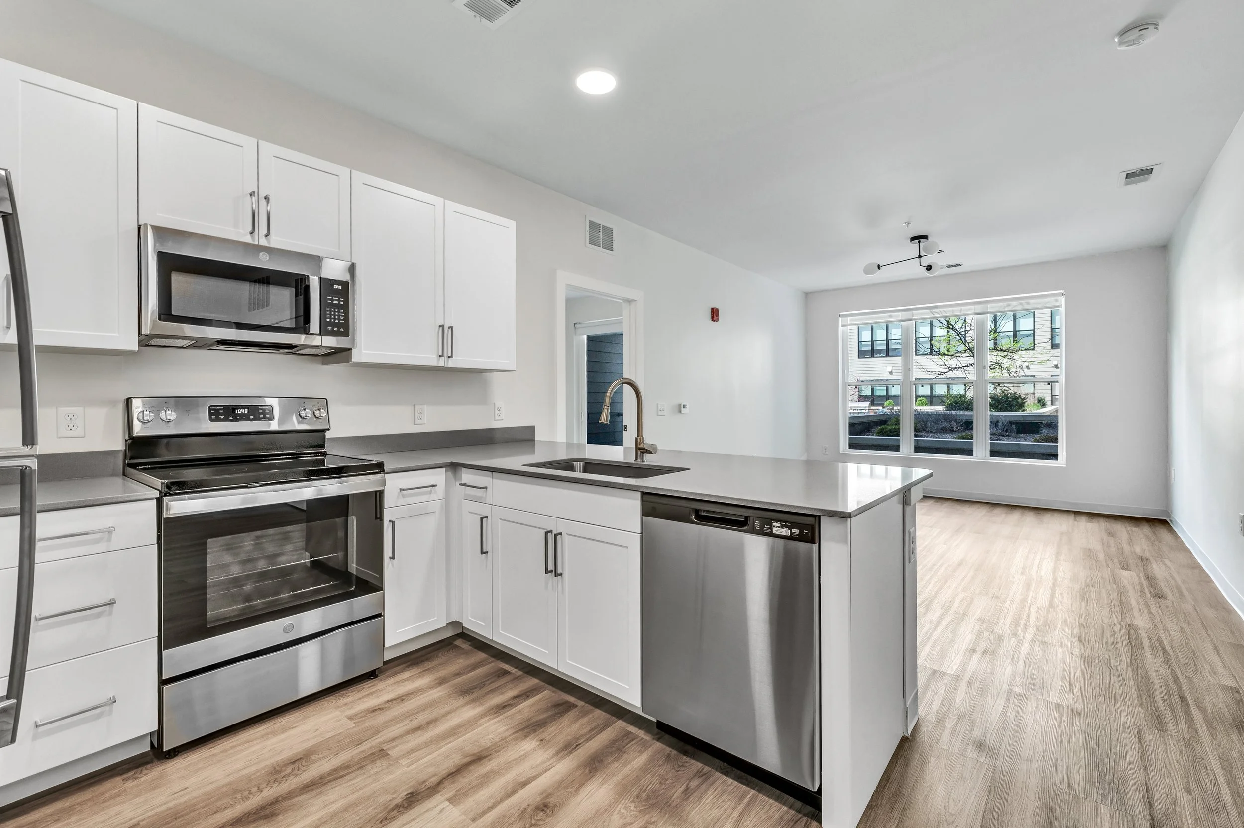 Spacious Kitchen with Stainless Steel Appliances