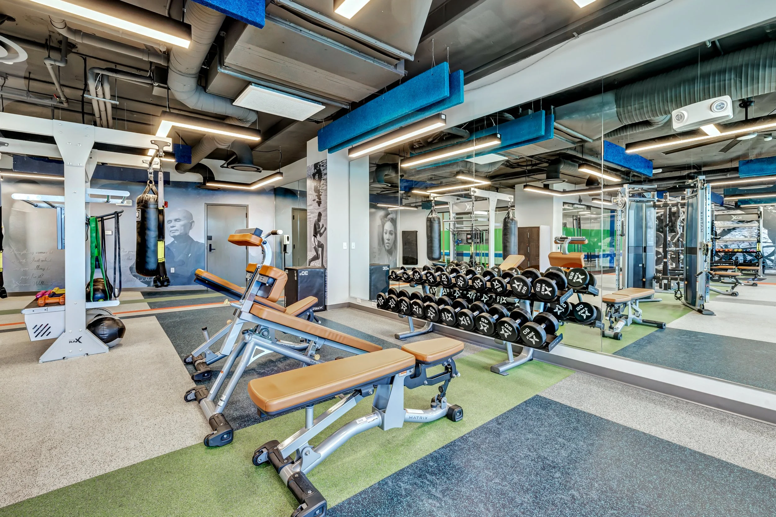 Fitness Center with Weights