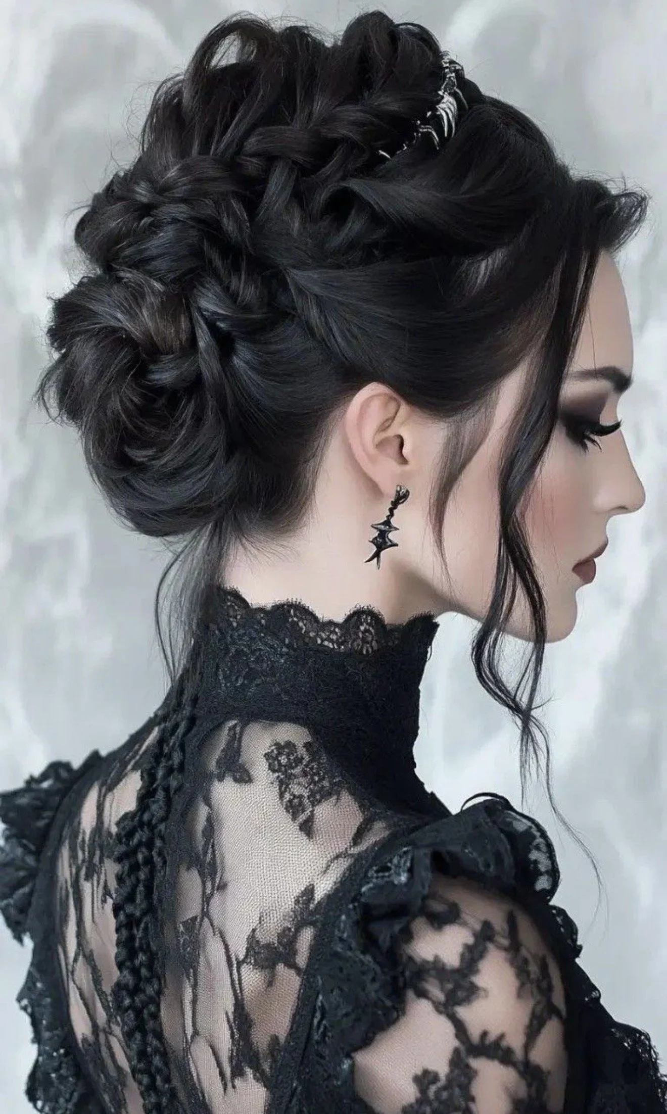 WEDDING UPDO HOLLYWOOD GOTHIC, EDITORIAL GLAM KRISTINABHAIR