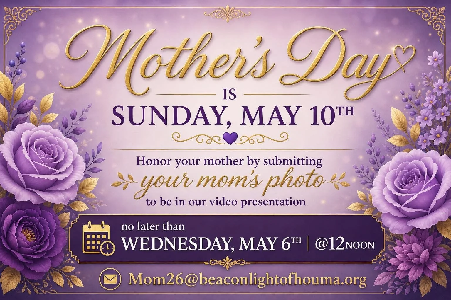 Sunday Worship - Mother’s Day