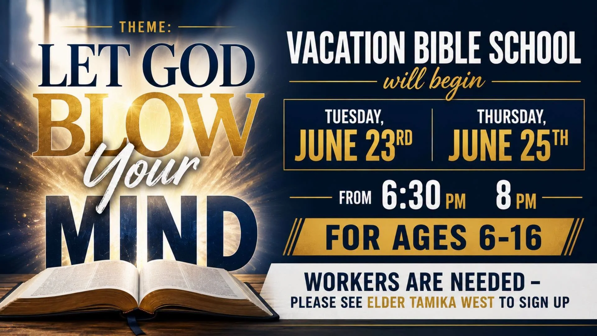 Vacation Bible Study
