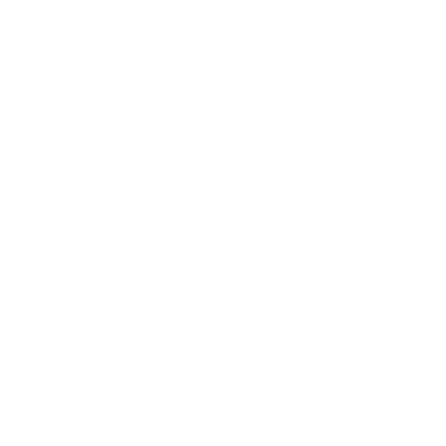 Line drawing of a seedling with two leaves inside a circular arrow, representing growth or sustainability.