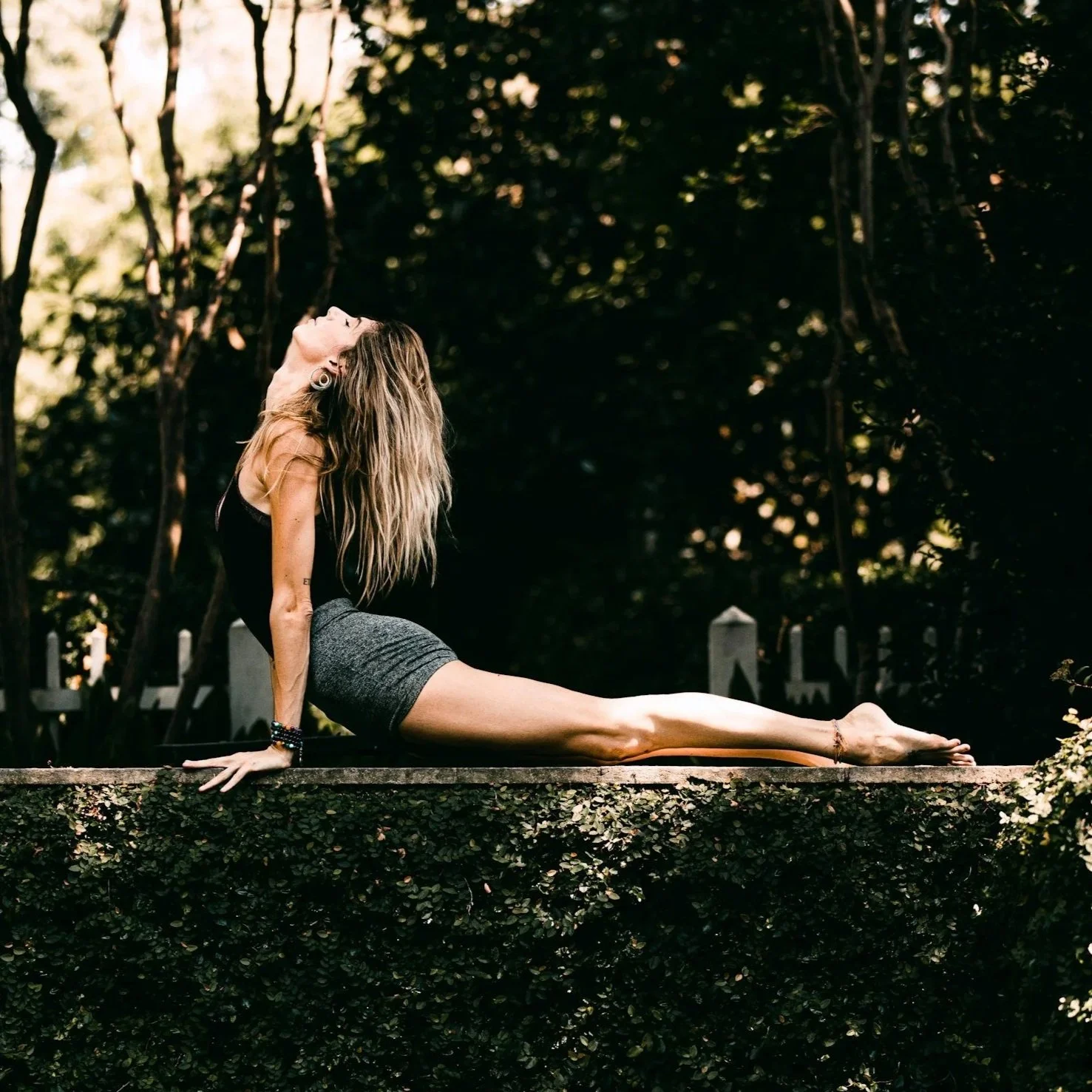 yogi doing back bend