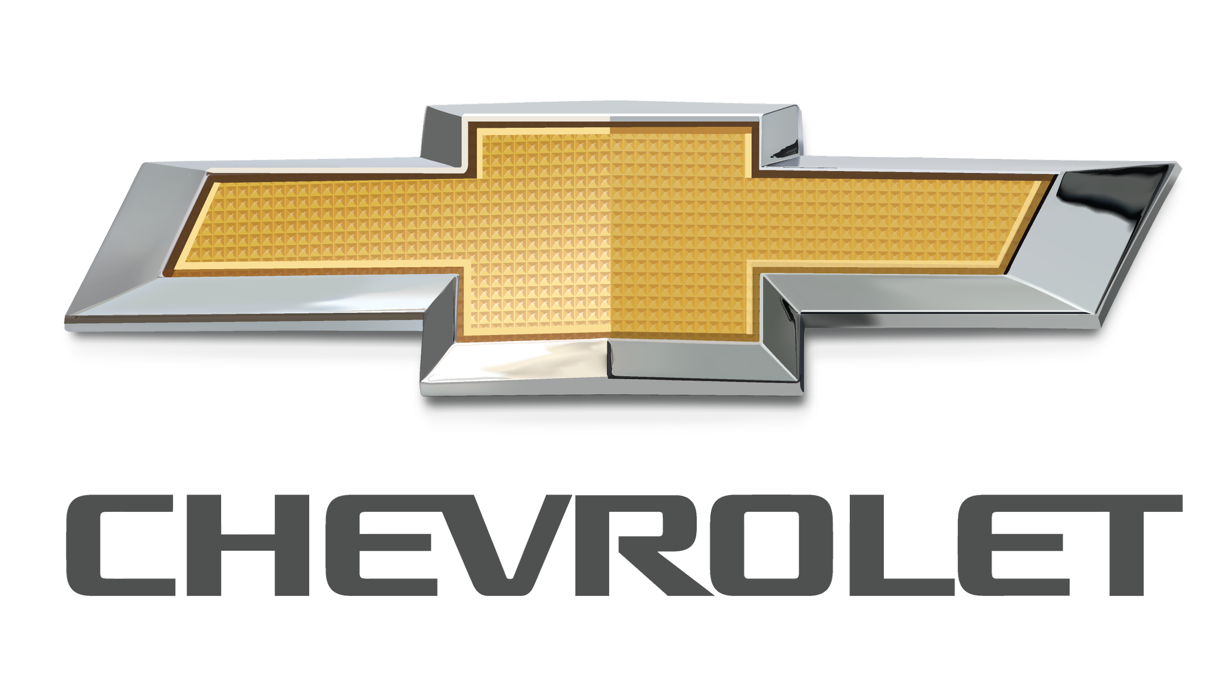 Chevrolet logo with a gold cross and the word Chevrolet below it.