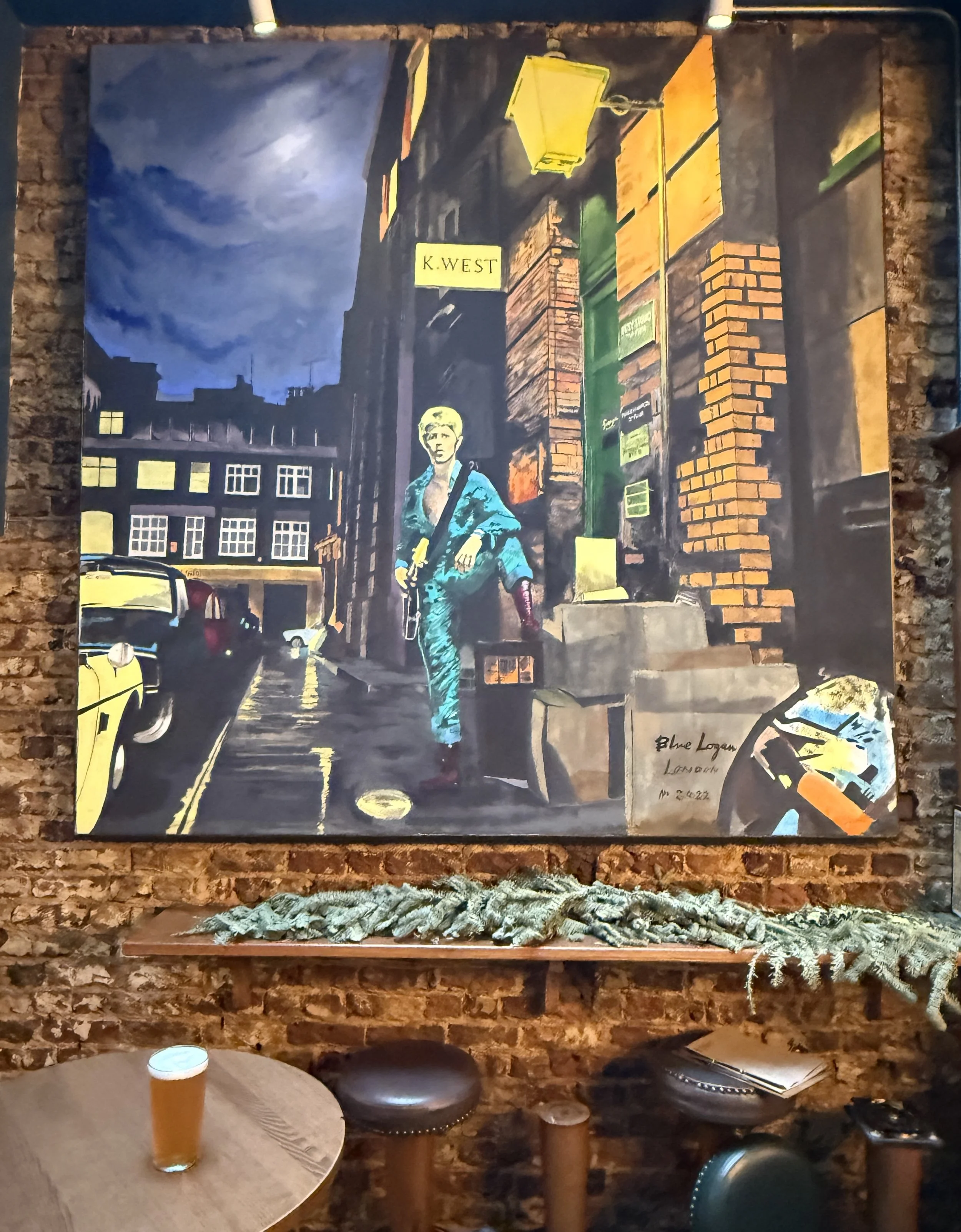 David Bowie Mural Starman Heddon Street