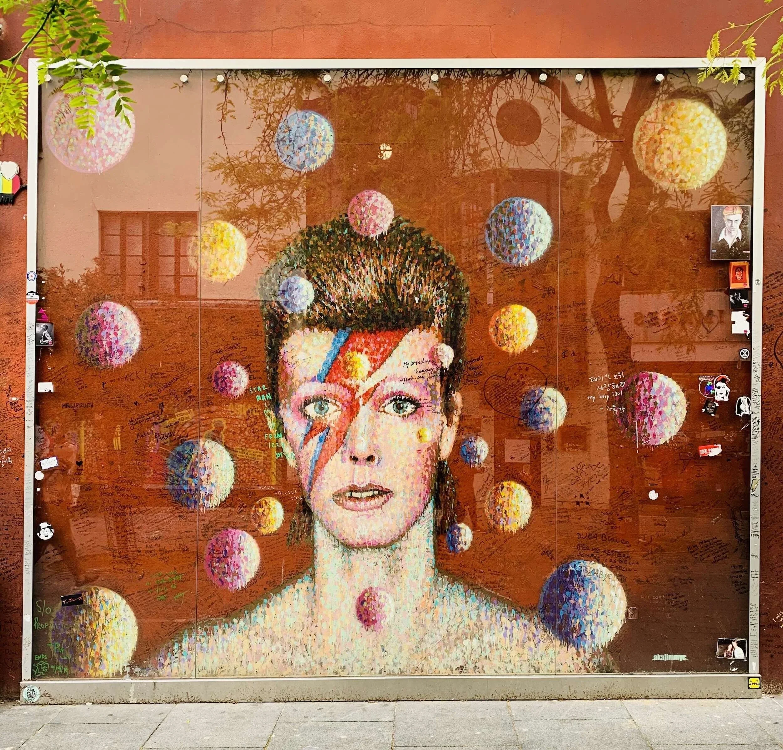 David Bowie Mural in Brixton