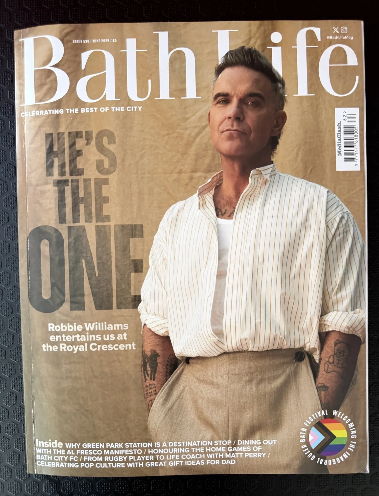 Robbie Williams Bath Life cover