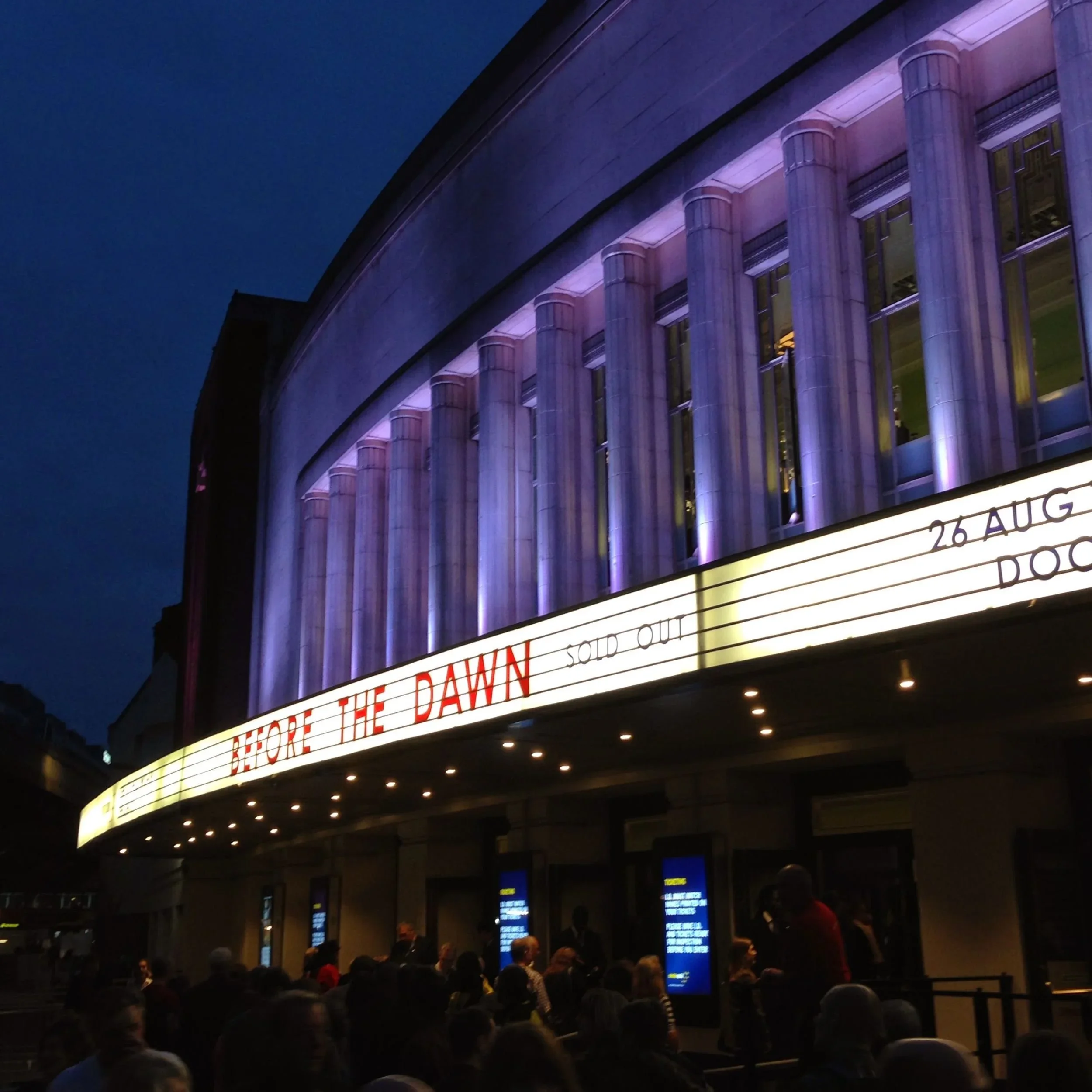 The Hammersmith Odeon Marquee promoting Kate Bush Before the Dawn