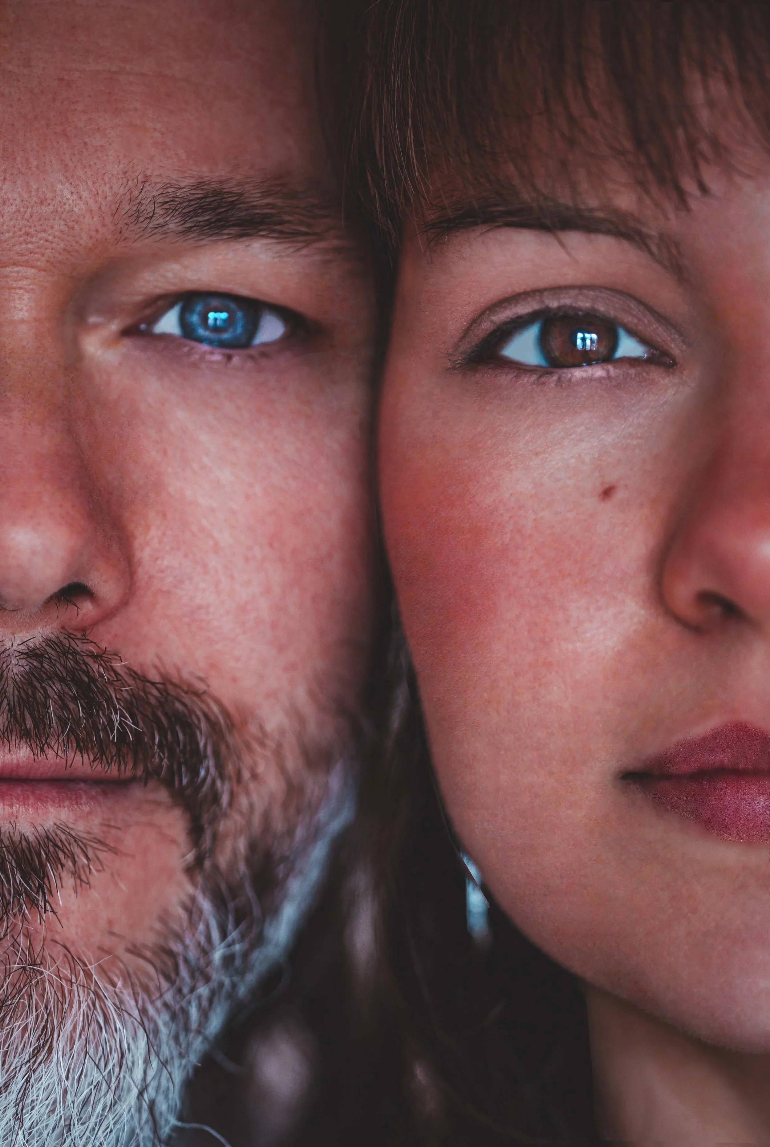 two people in love portrait