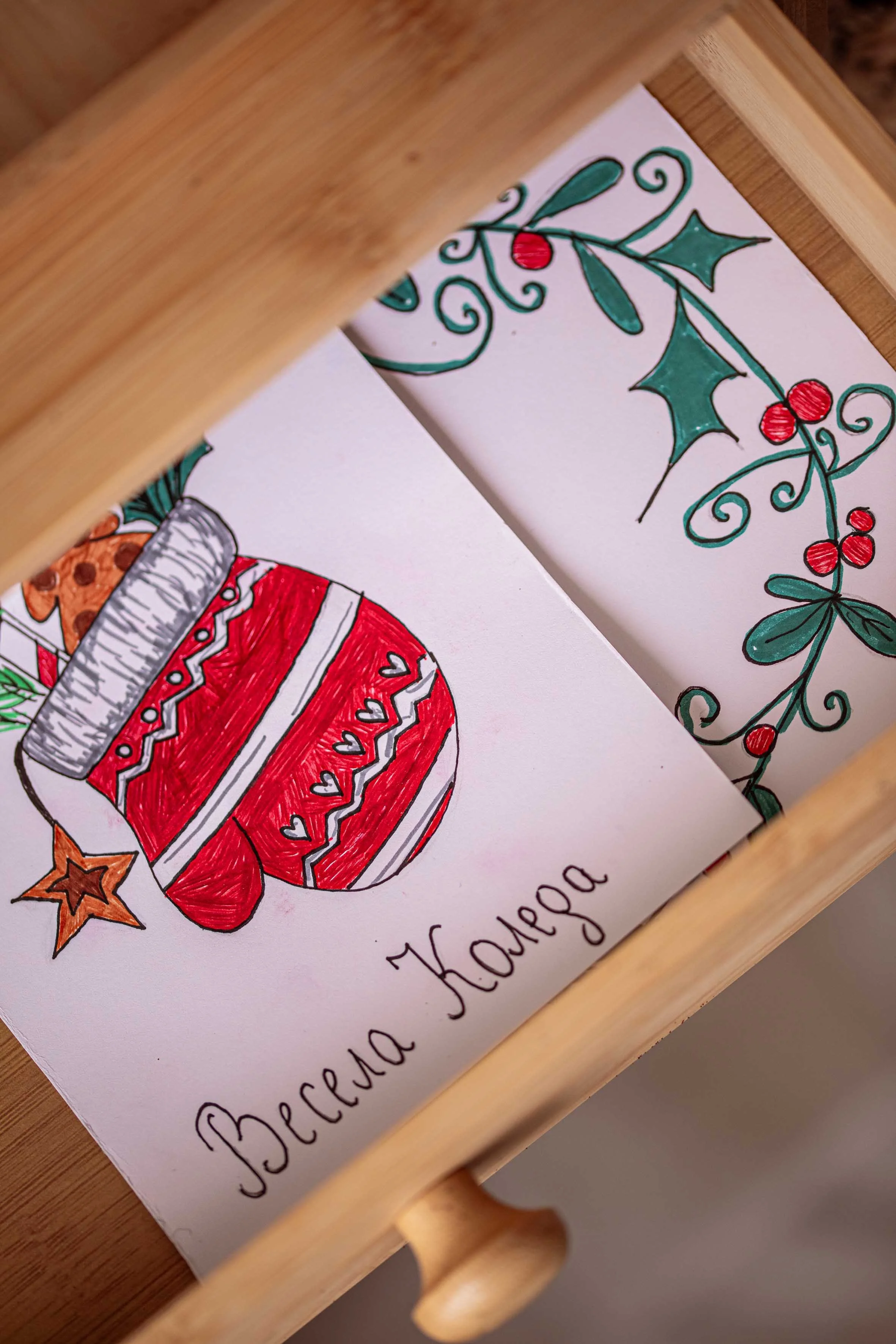 details photography merry christmas card