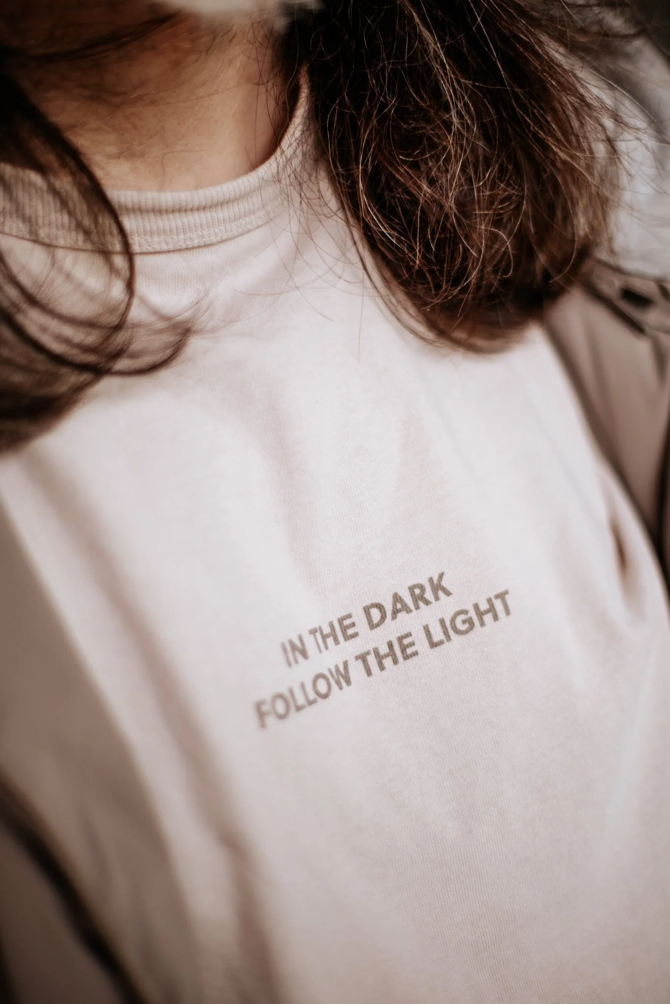 in the dark follow the light