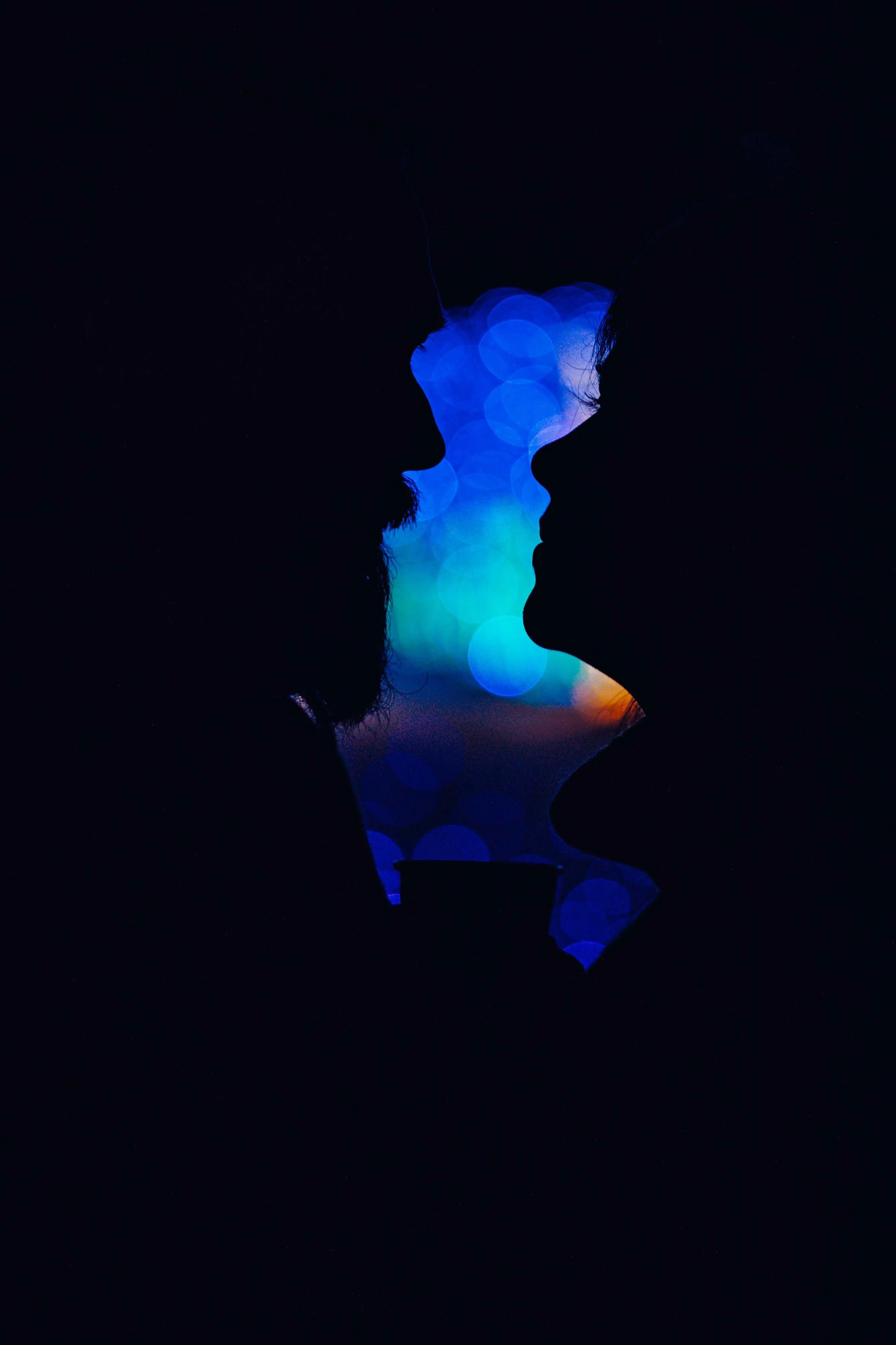 shadow photography for couple in love