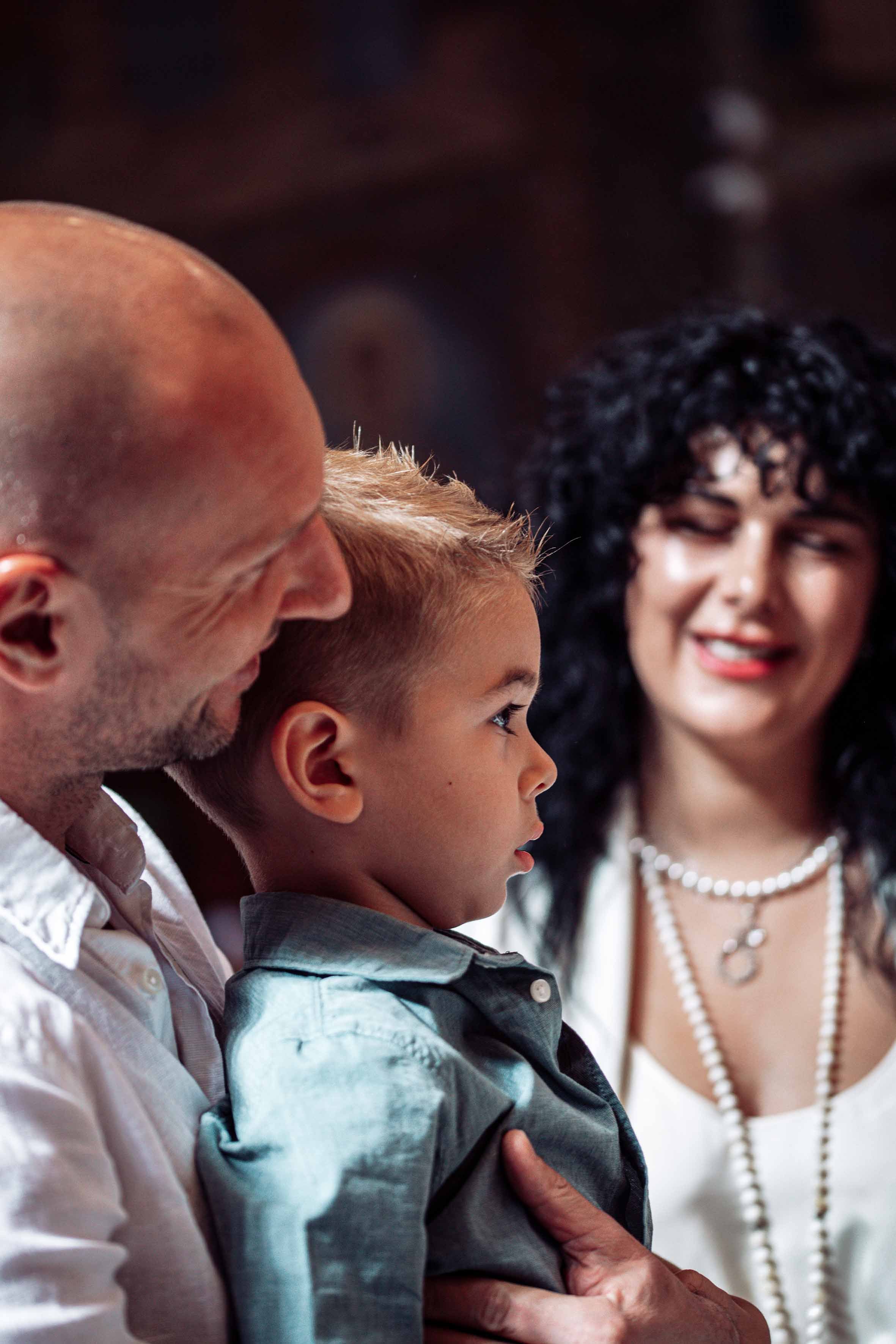 professional photoshoot baptism family photo