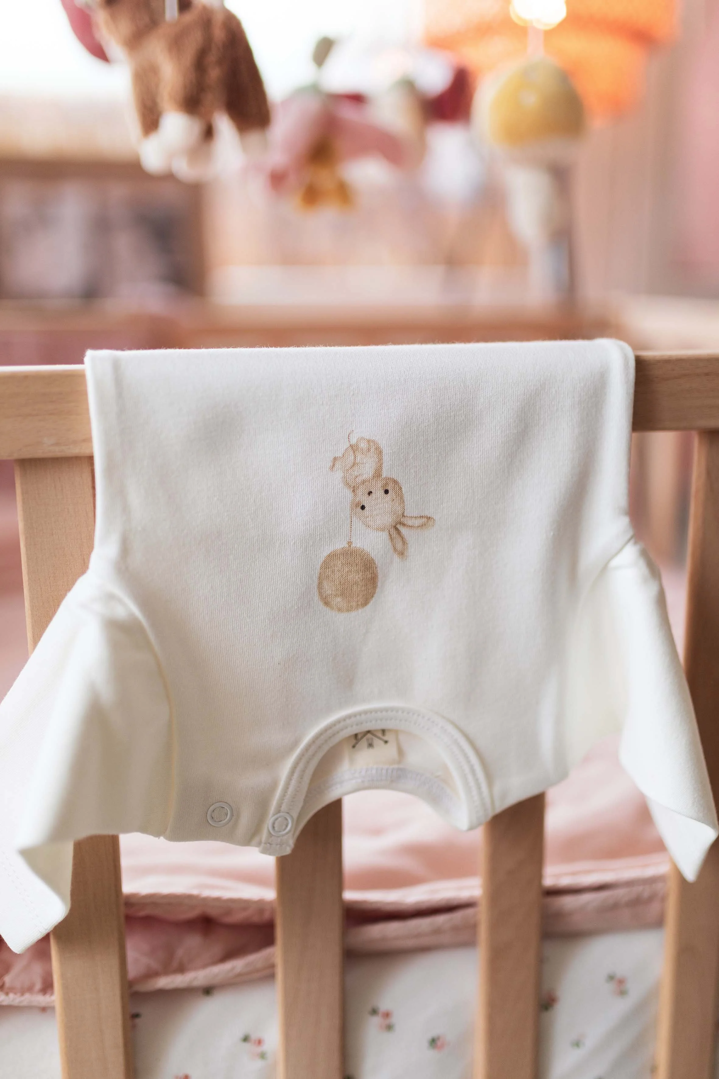 baby product photoshoot Bambuki family baby crib