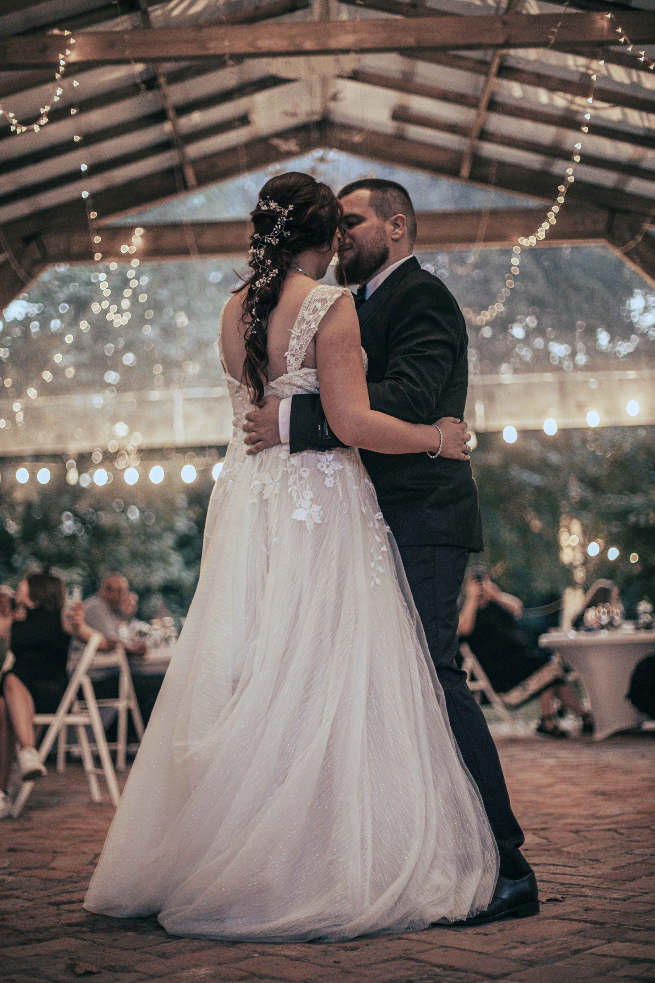 bride and groom dancing professional wedding photoshoot