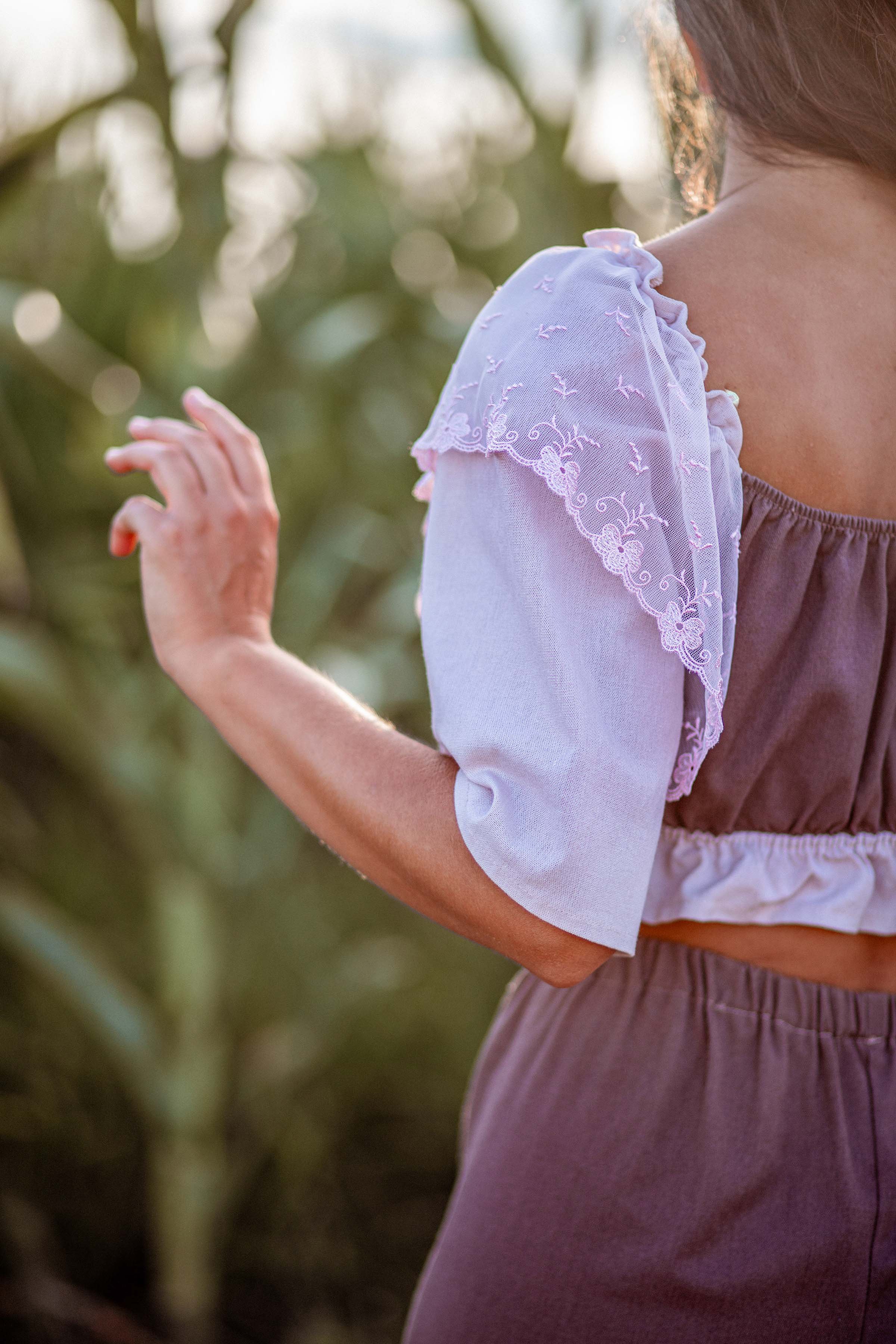 details photography gentle girl