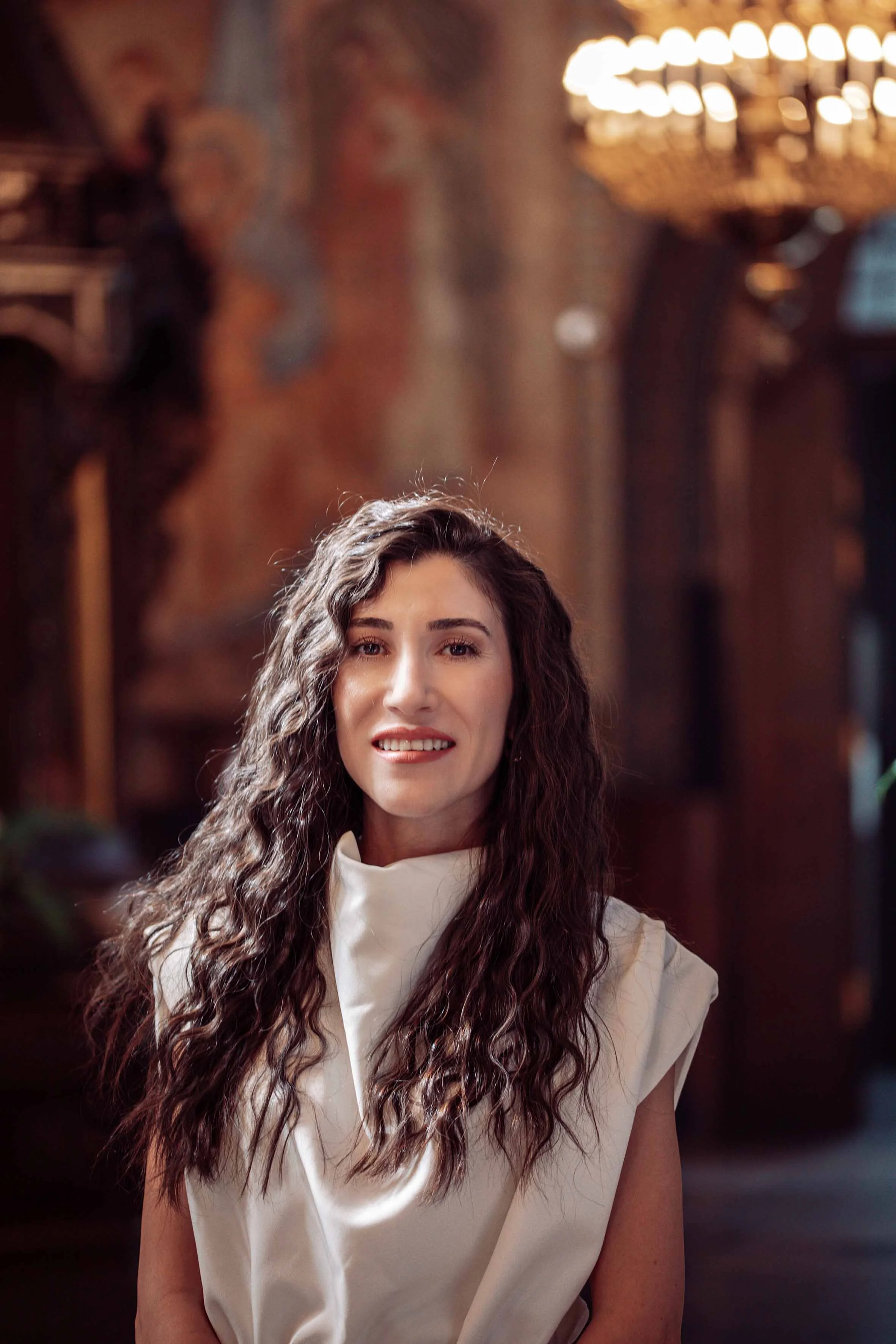 professional photoshoot baptism the mother in the church