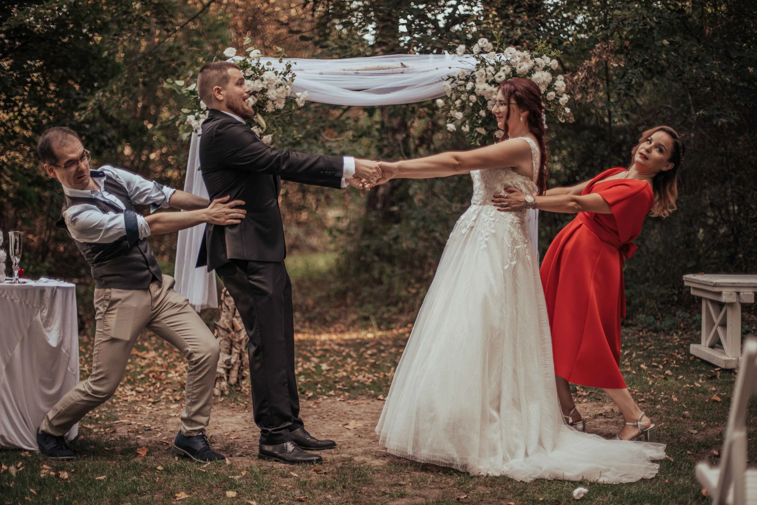 wedding day photoshoot