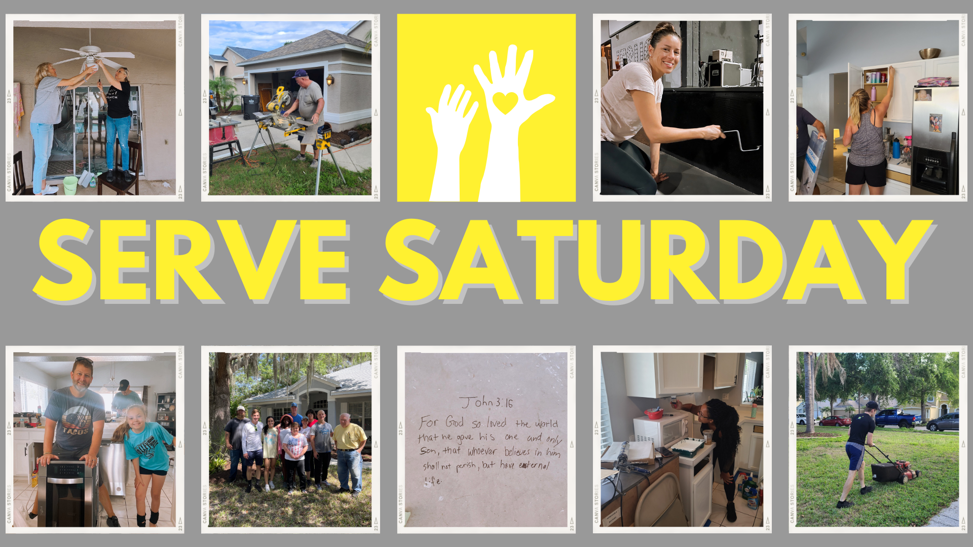 Serve Saturday