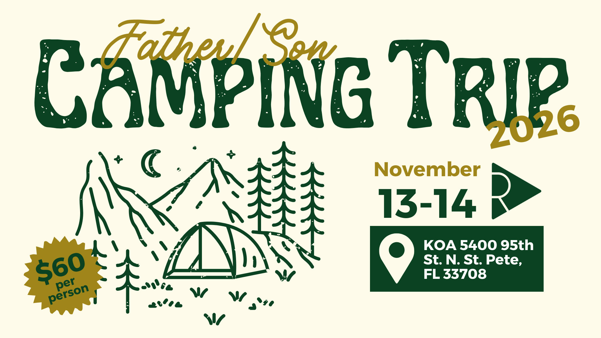 Father/ Son camping Trip